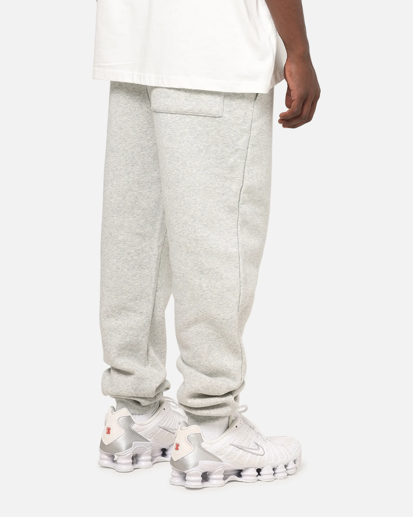 Jordan Brooklyn Fleece Pants Grey Heather/White - Image 6