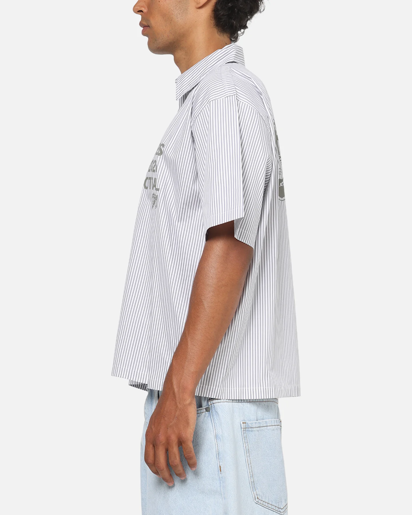 Majest Athletic Las Vegas Raiders Graphic Boxy Shirt White/Navy - Image 6