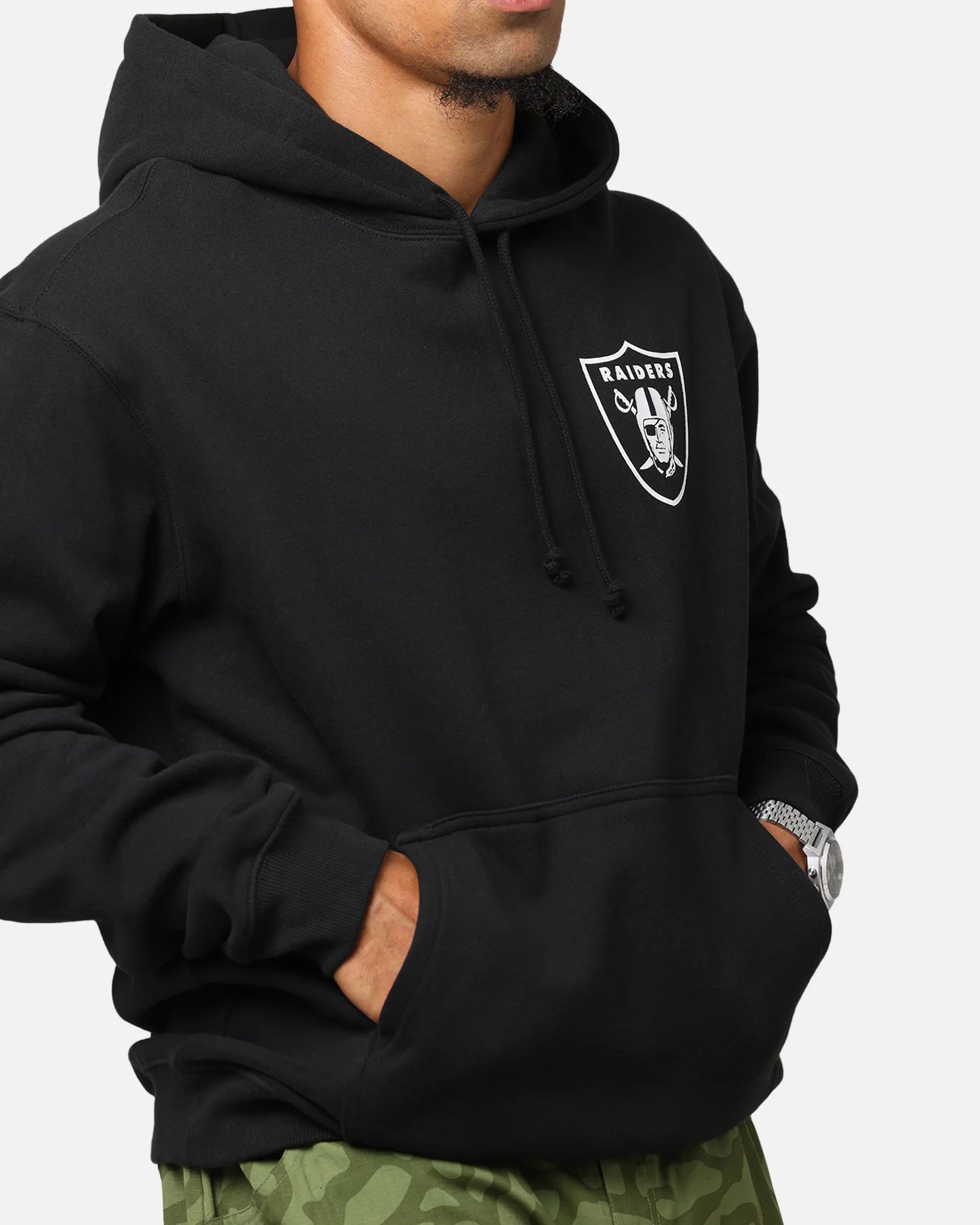 Majestic Athletic Las Vegas Raiders Acland Hoodie Black - Image 8