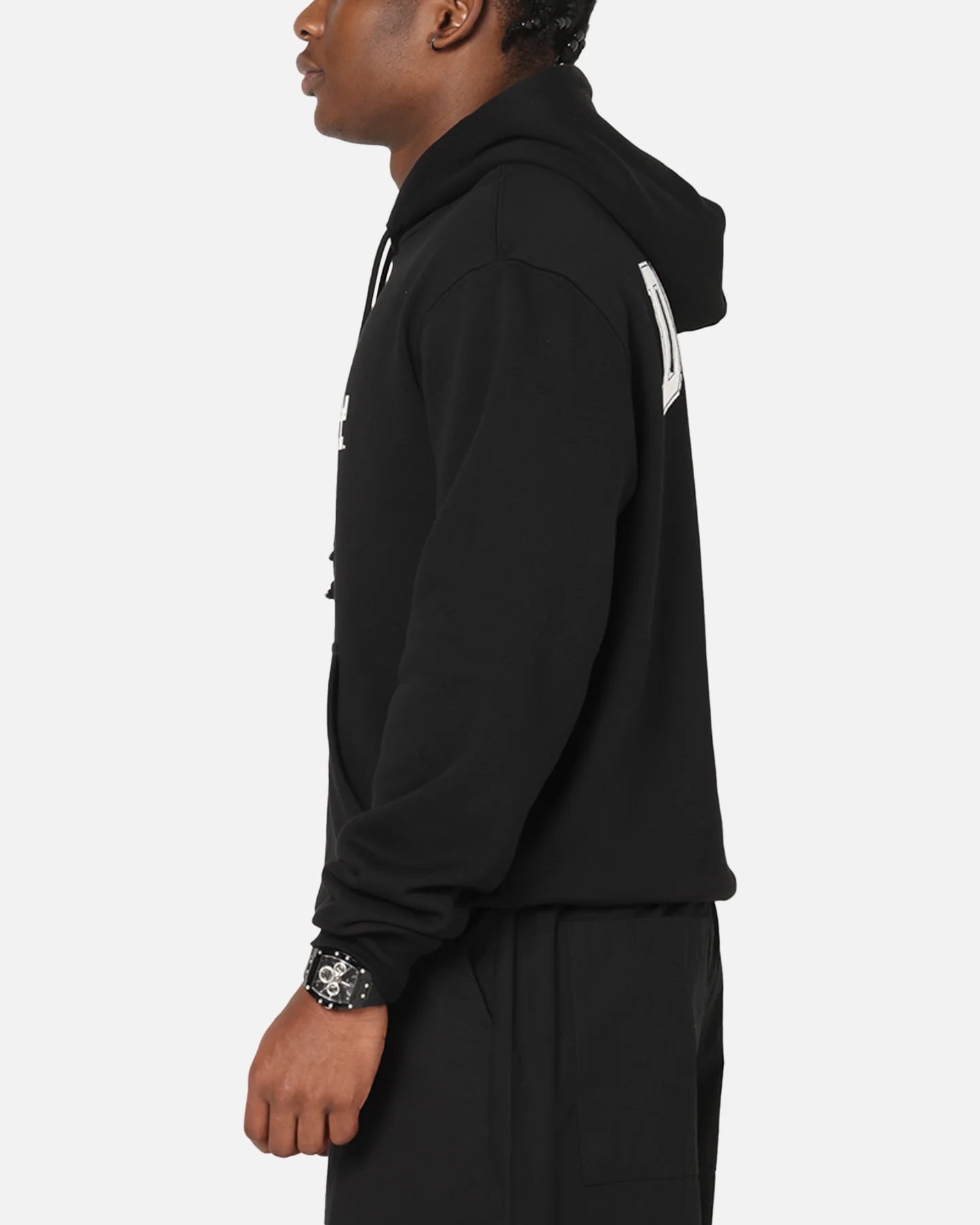 Majestic Athletic Los Angeles Dodgers Champs Serial Mono Hoodie Black - Image 6