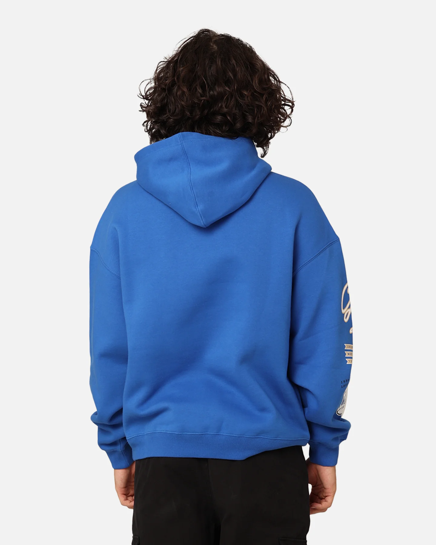 Majestic Athletic Los Angeles Dodgers City Appliqué Hoodie Olympic Blue - Image 4
