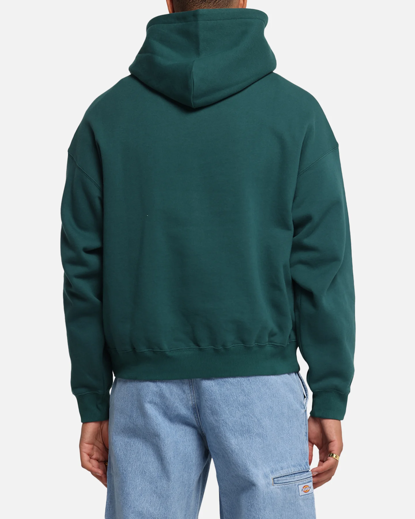 Majestic Athletic New York Yankees Mid Crest Boxy Hoodie Emerald - Image 3