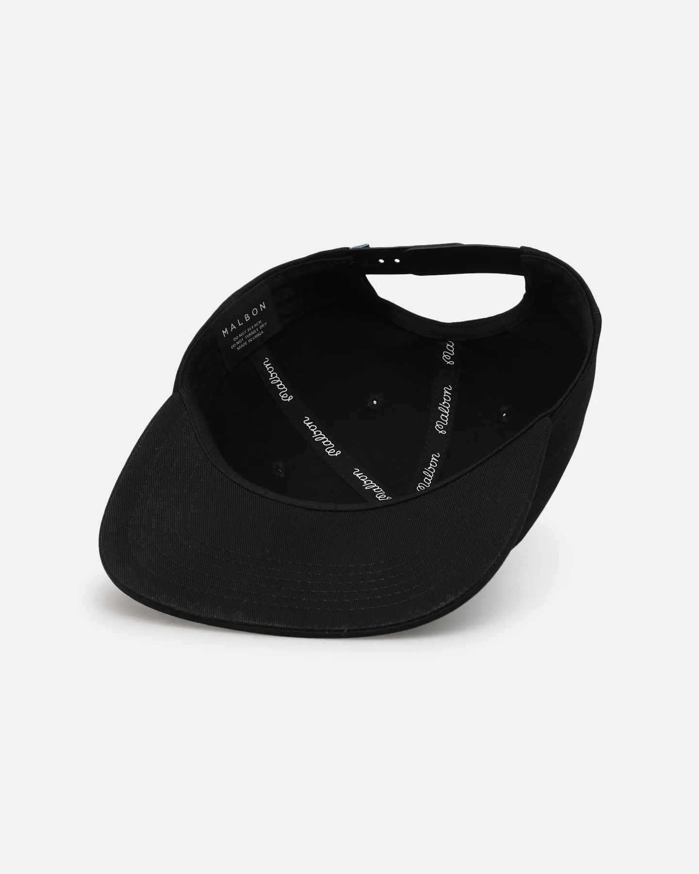 Malbon Pin High Painters 6 Panel Snapback Black - Image 6