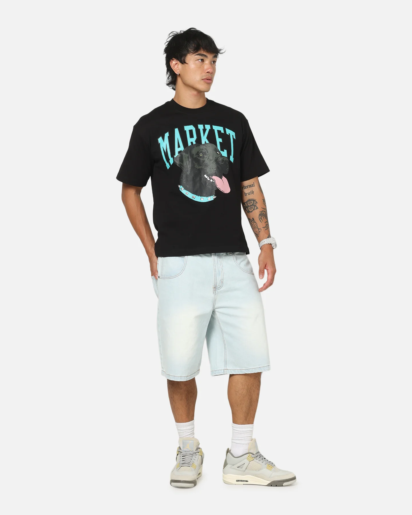 Market Black Lab Arc T-Shirt Black - Image 2
