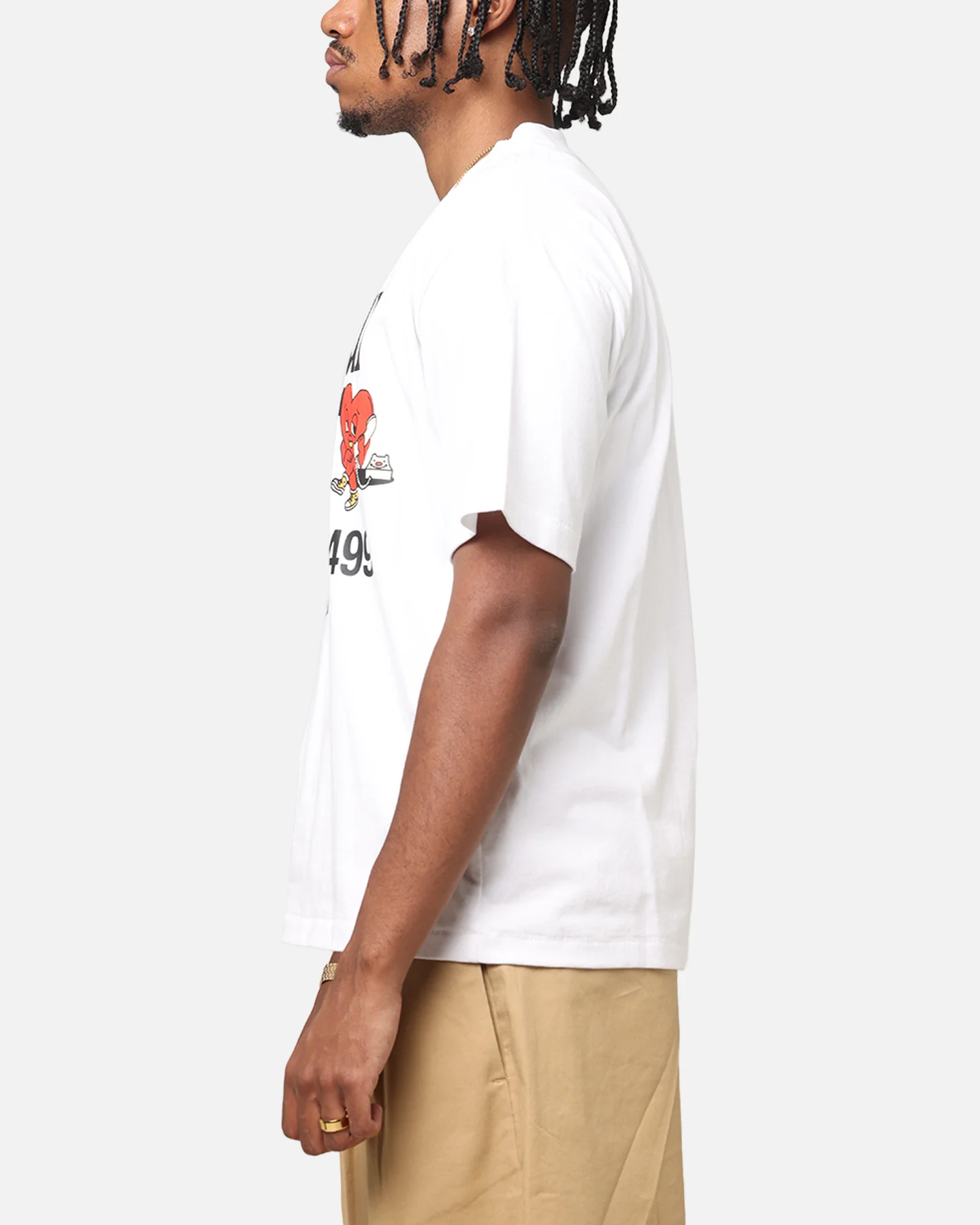 Market Call Your Lover T-Shirt White - Image 5