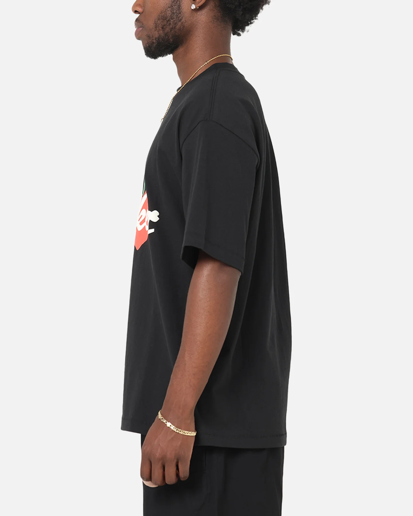 Market Double Cherries T-Shirt Black - Image 5