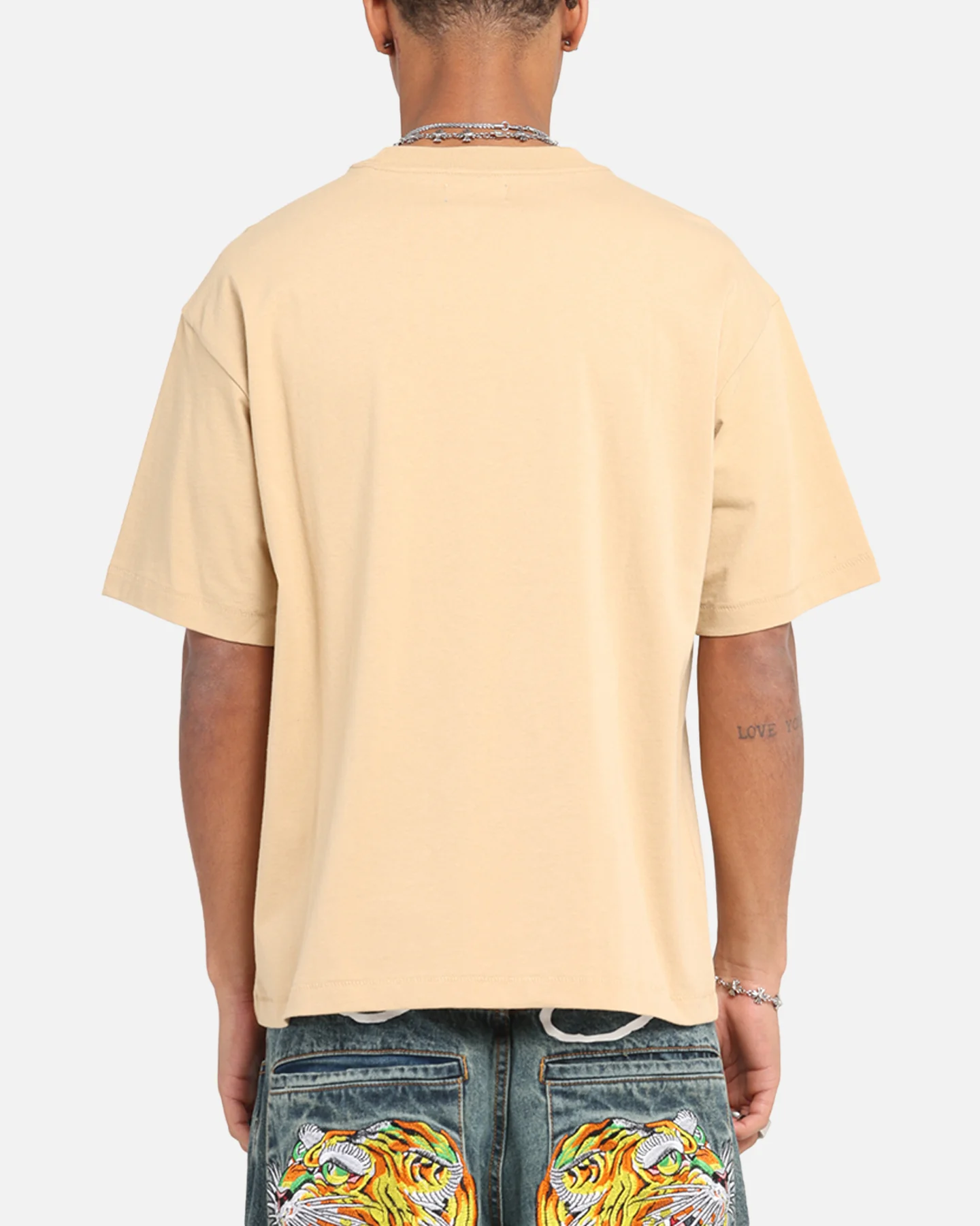 Market Illustrated Baseball T-Shirt Oatmilk - Image 3