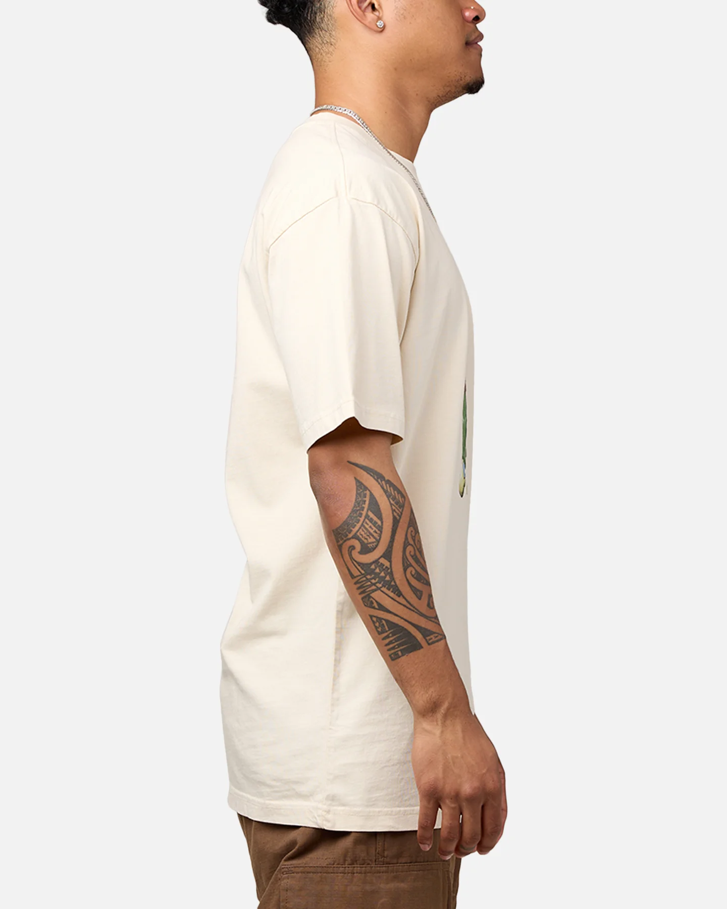 Market Peace Bear T-Shirt Ecru - Image 4