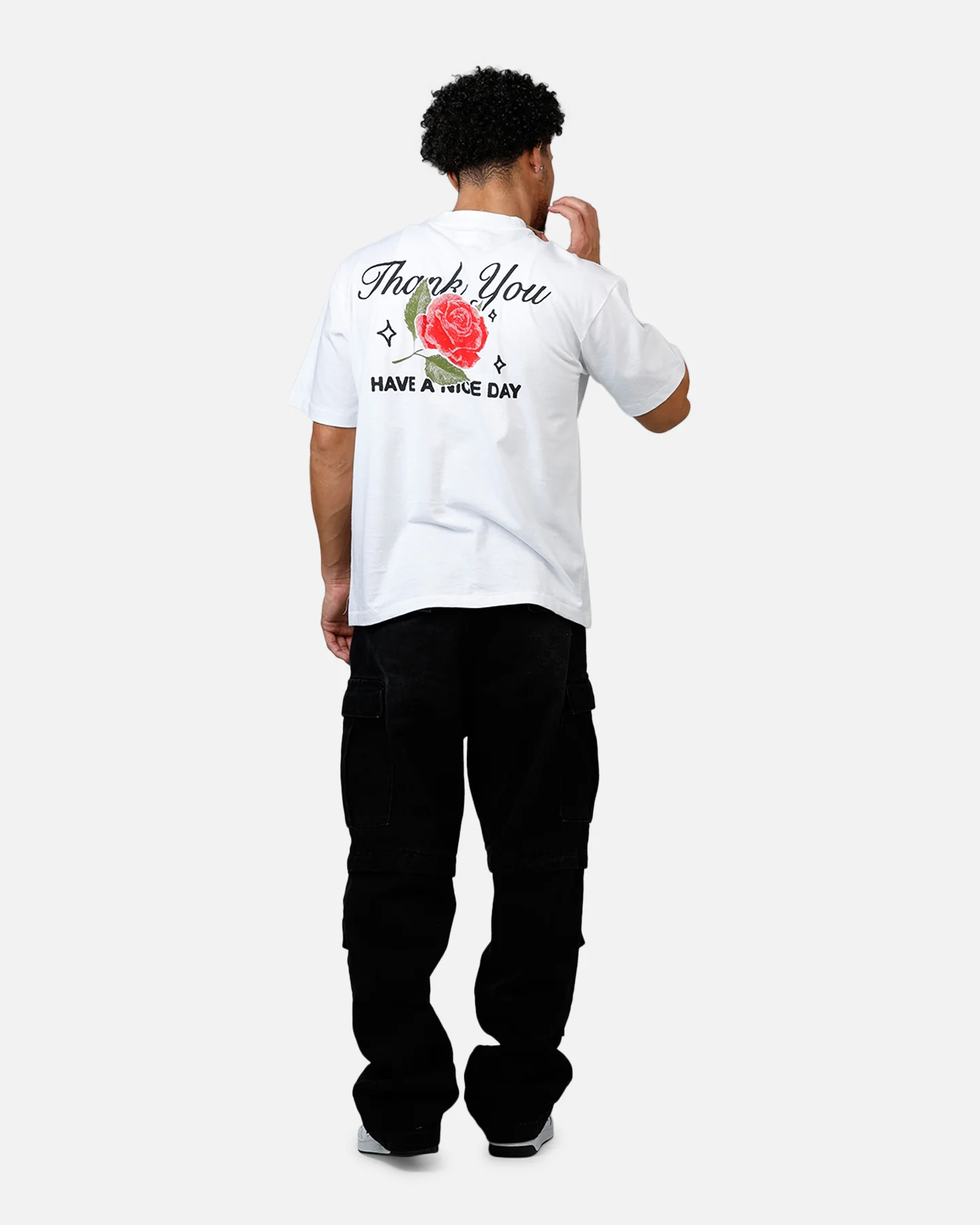 Market Thank You T-Shirt White - Image 6