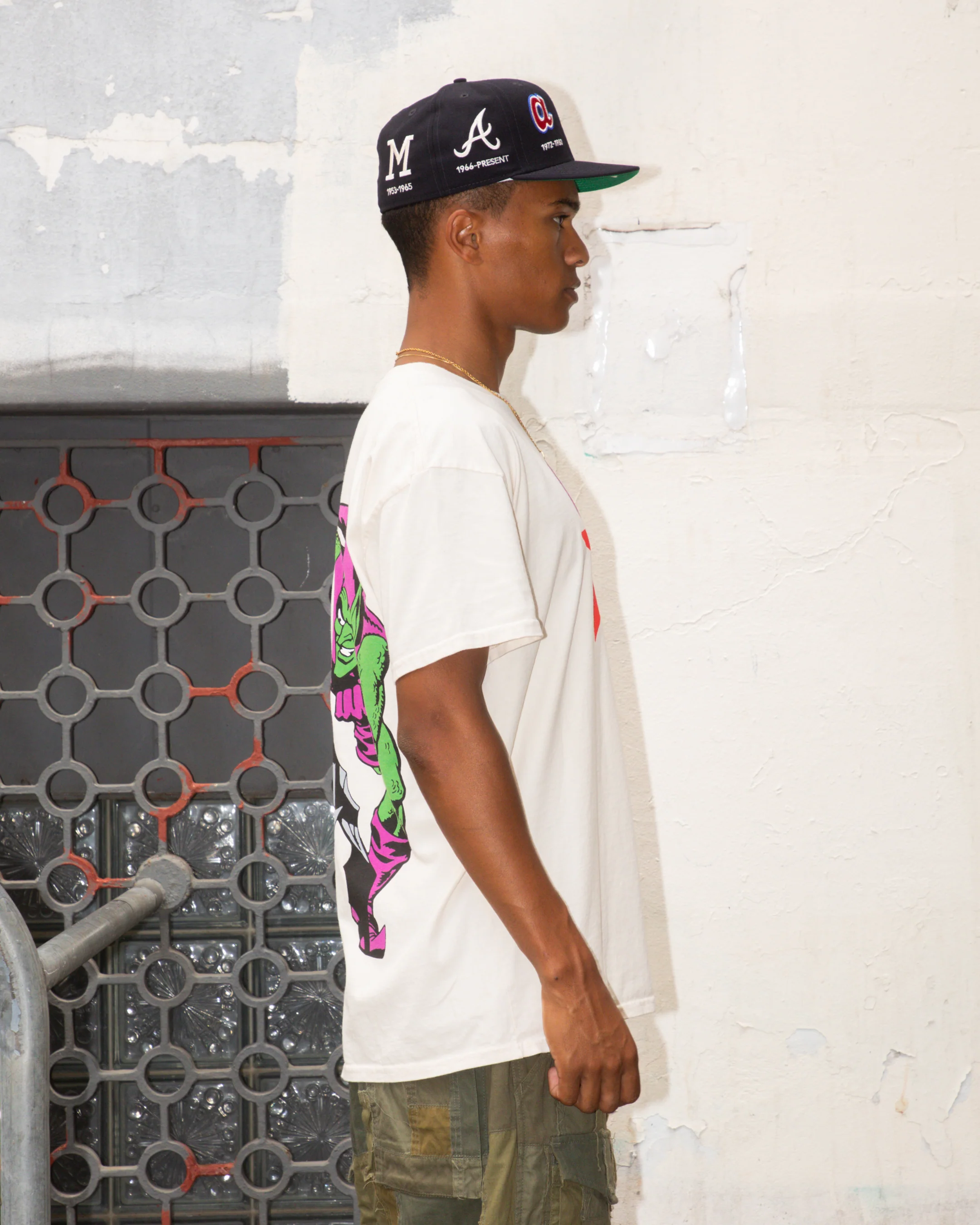 Marvel Spider-Man Green Goblin T-Shirt Off White - Image 6