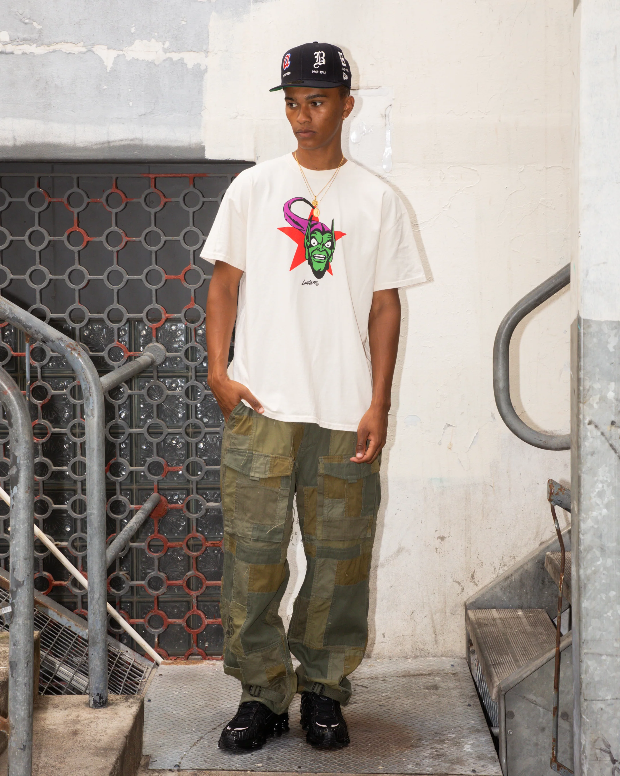 Marvel Spider-Man Green Goblin T-Shirt Off White - Image 8