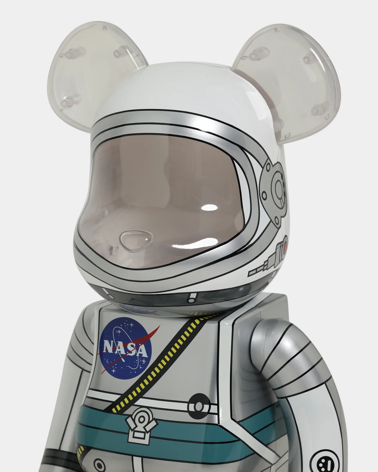 Medicom Toy Be@rbrick Project Mercury Astronaut 1000% Figure Multi-Coloured - Image 7