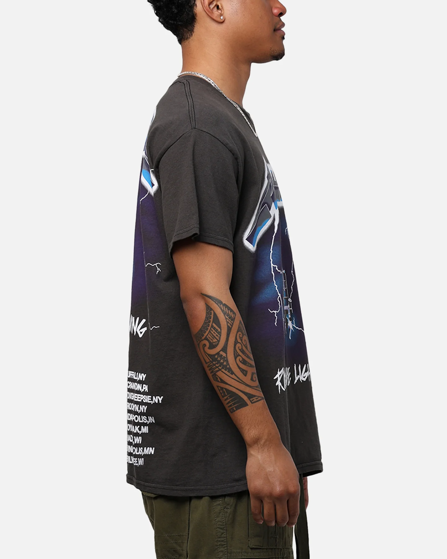 Merch Traffic 1995 Metallica Tour T-Shirt Black - Image 4
