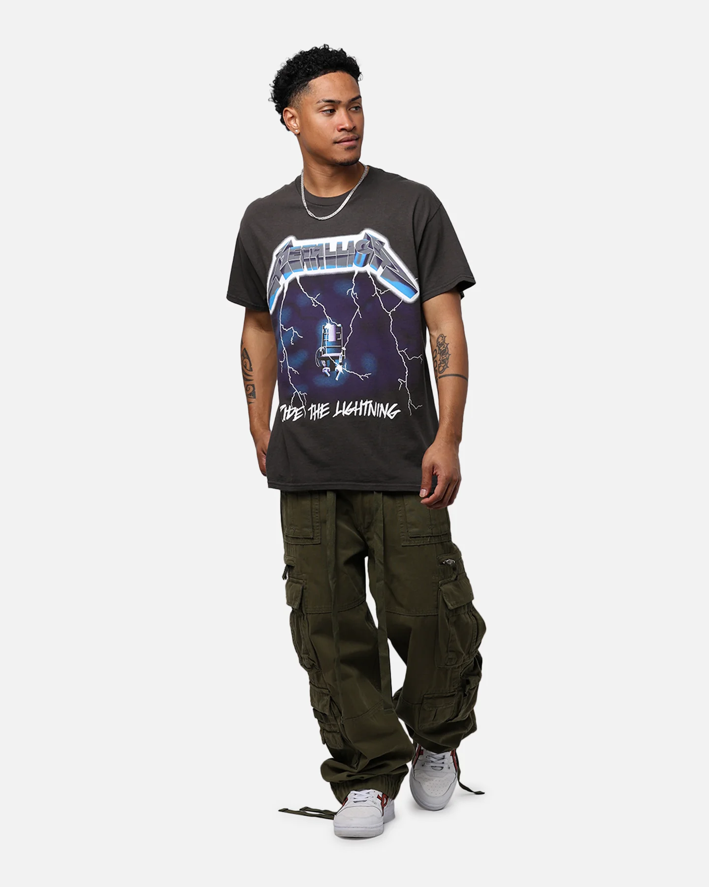 Merch Traffic 1995 Metallica Tour T-Shirt Black - Image 8