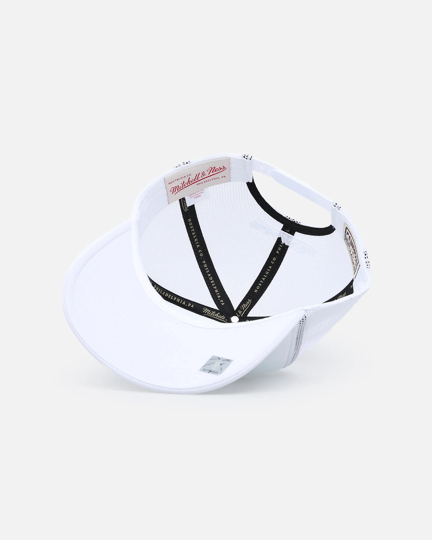 Mitchell & Ness 1987 NBA Finals Trucker Snapback White - Image 6