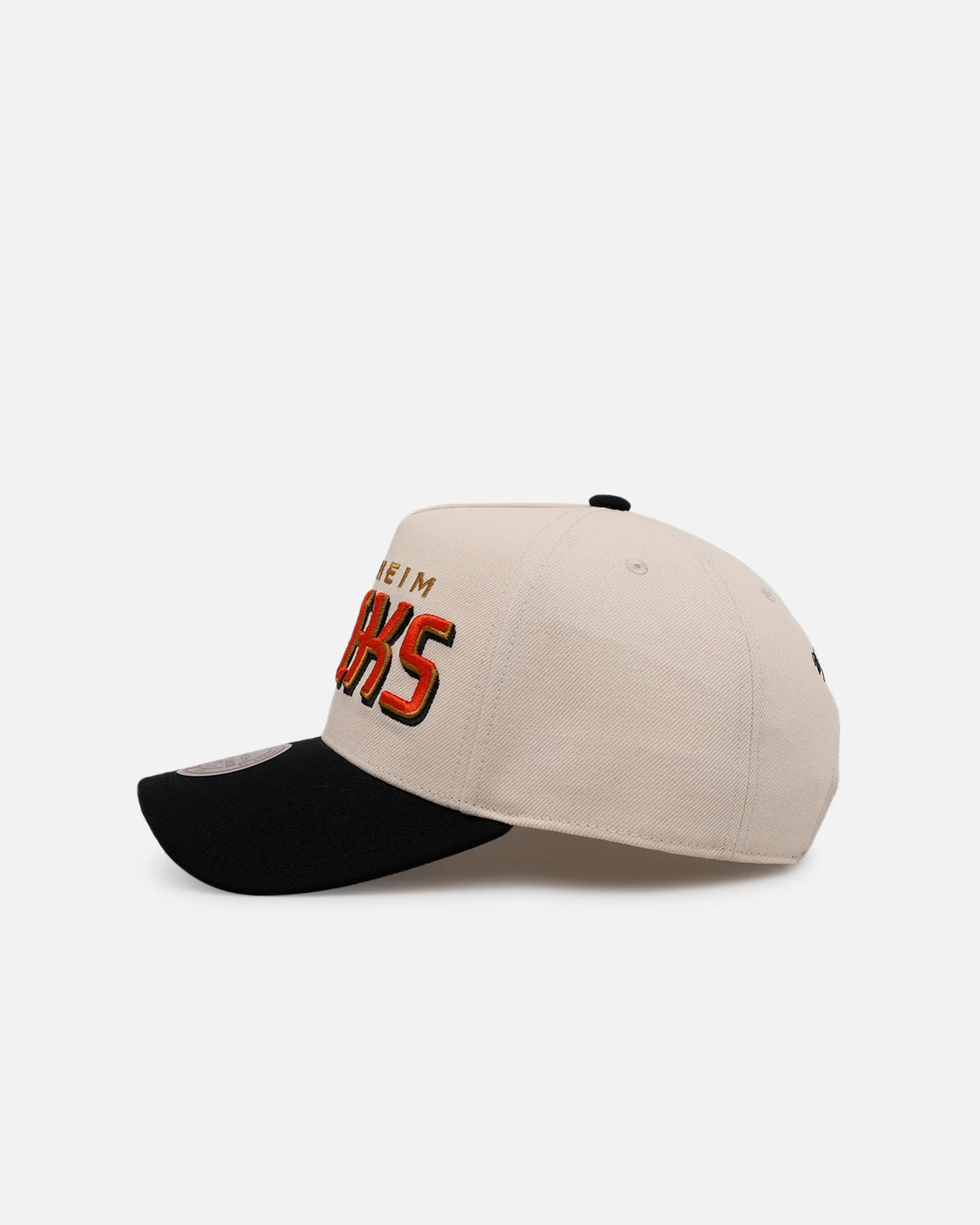 Mitchell & Ness Anaheim Ducks 'Ducks Variety Pack' Pro Pinch Snapback Natural/Black - Image 4