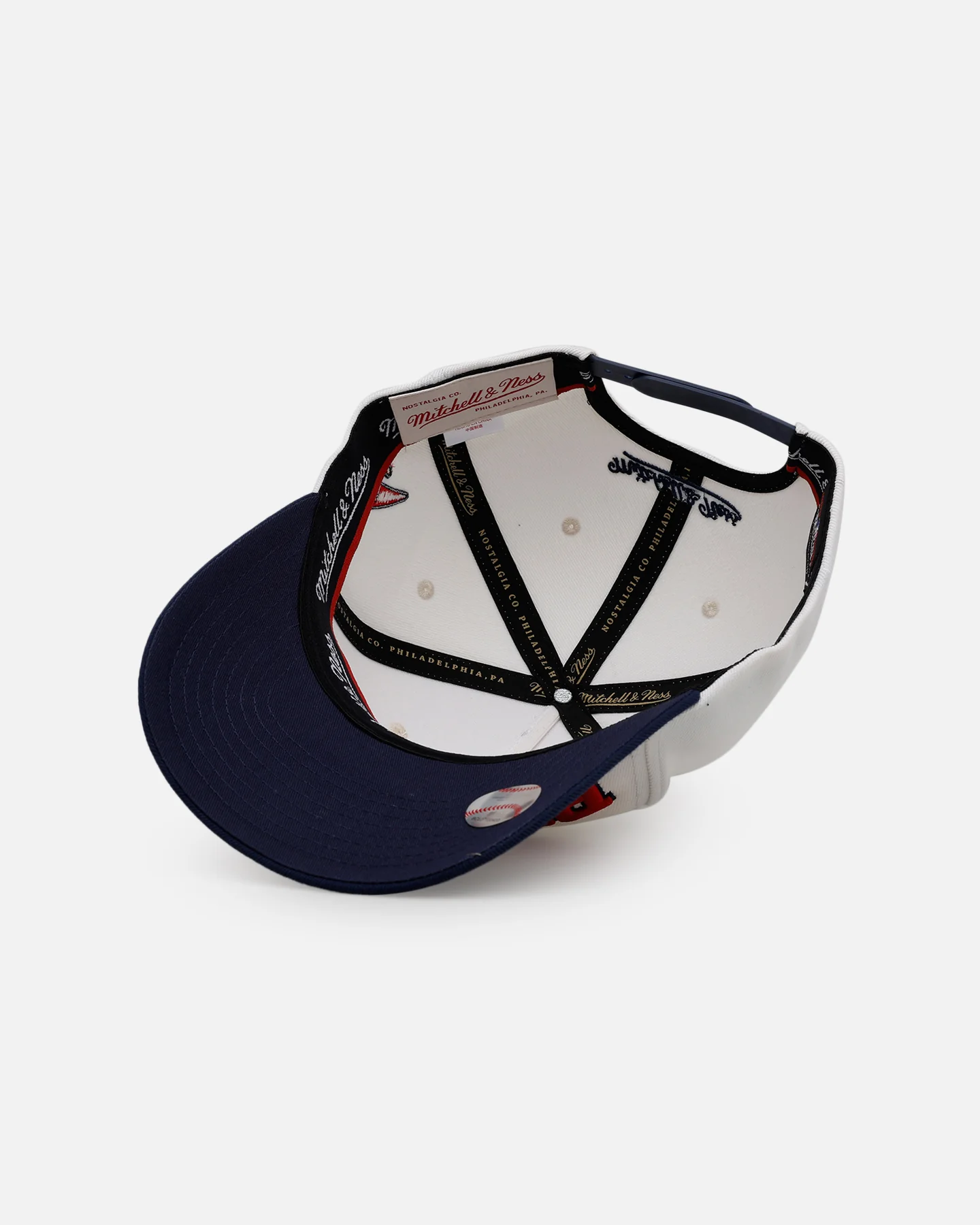 Mitchell & Ness Atlanta Braves 'Arch' MVP Snapback Cream - Image 6