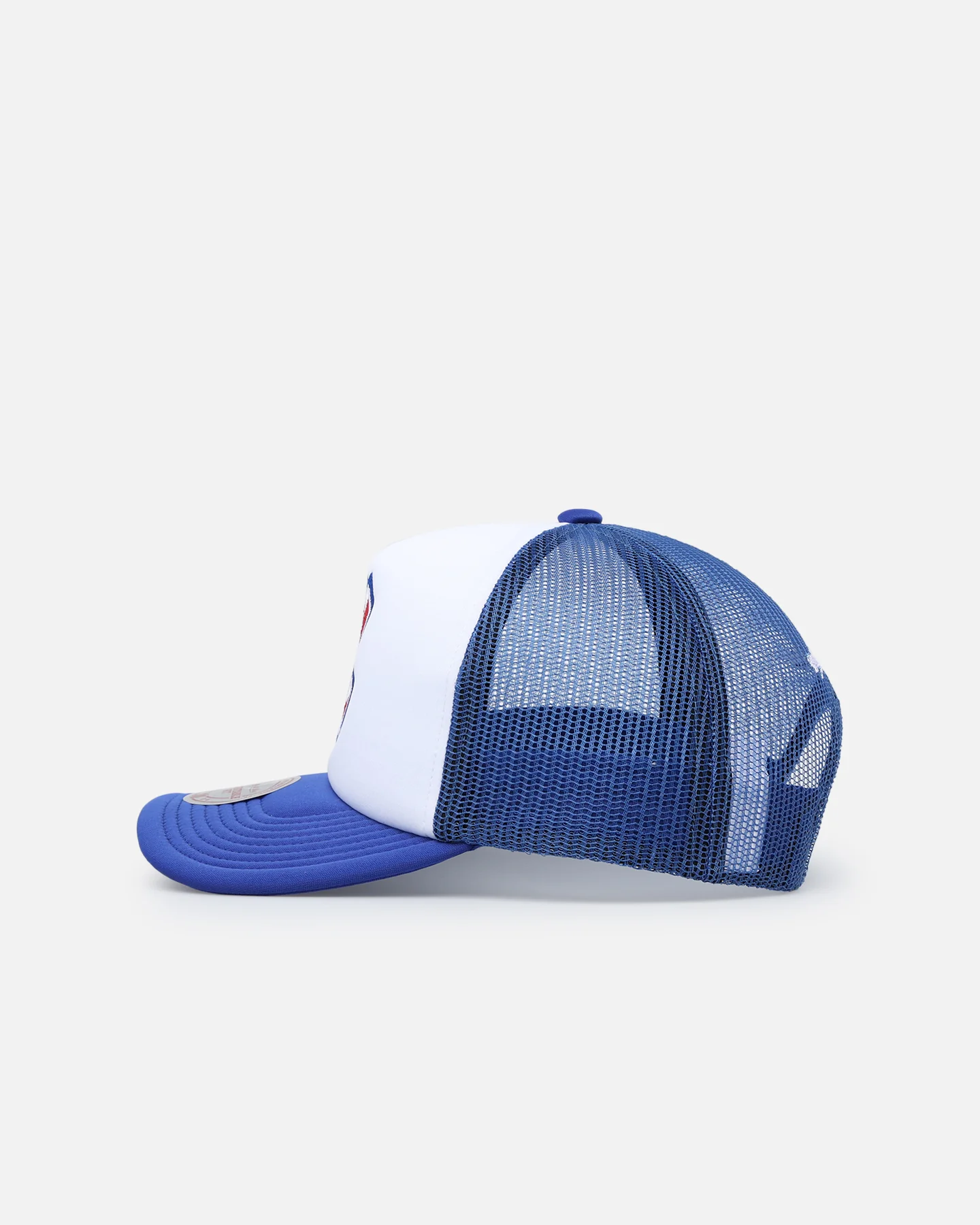 Mitchell & Ness Atlanta Braves Team Foam Trucker Snapback Blue/White - Image 4