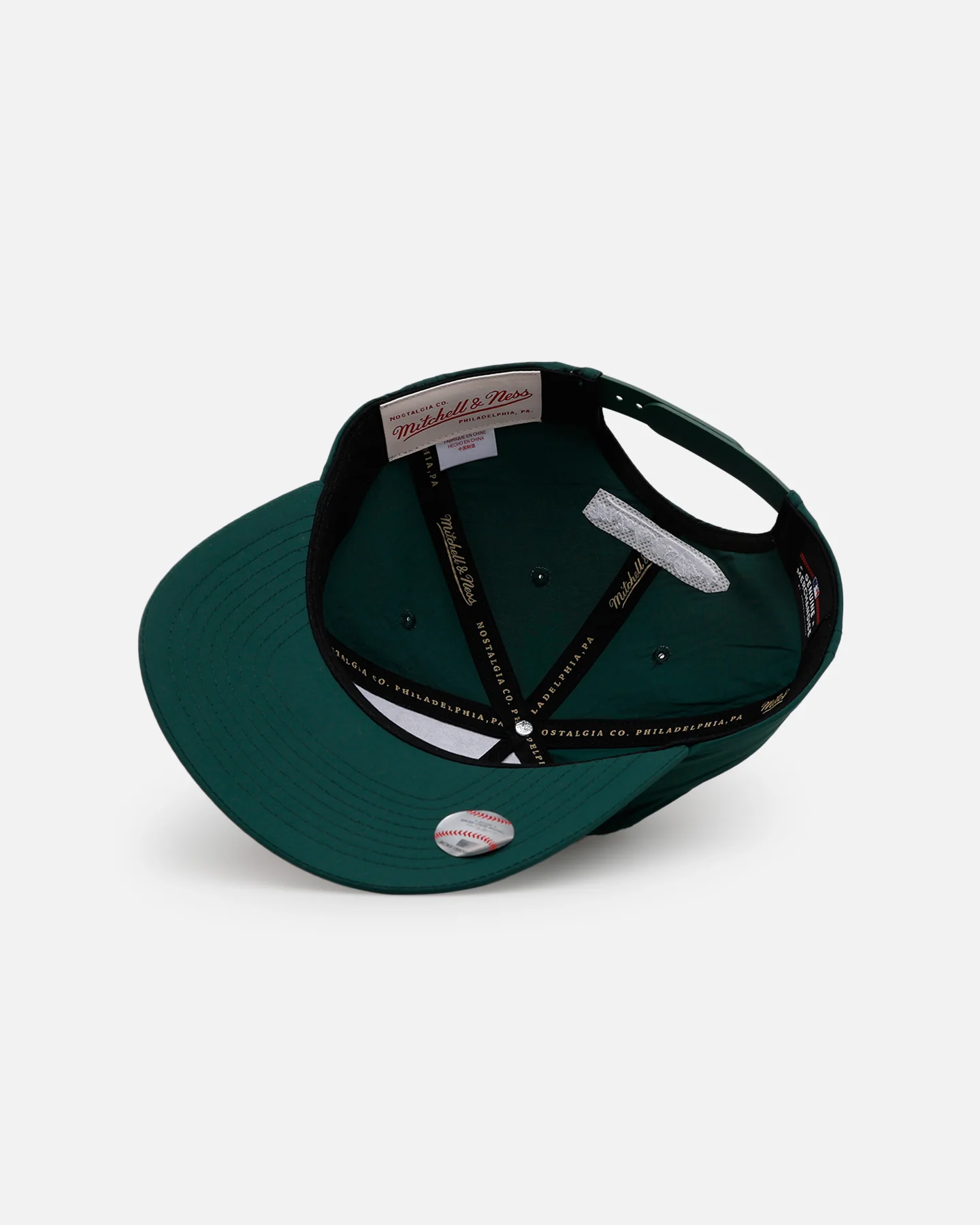 Mitchell & Ness Boston Red Sox 'Matte Nylon 2.0' Caddy Fit Snapback Green - Image 6