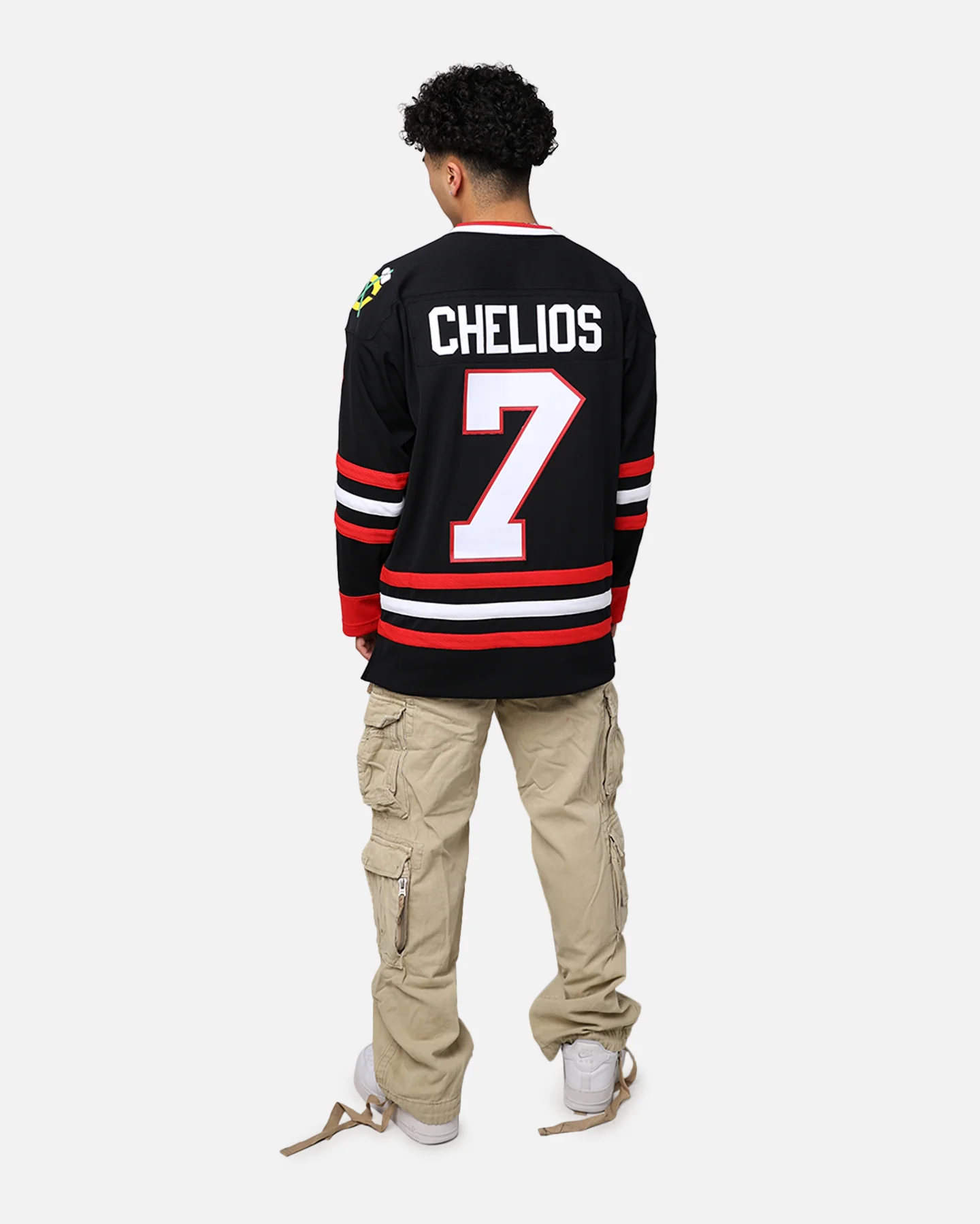 Mitchell & Ness Chicago Blackhawks Chris Chelios '97-98 Jersey Black - Image 3