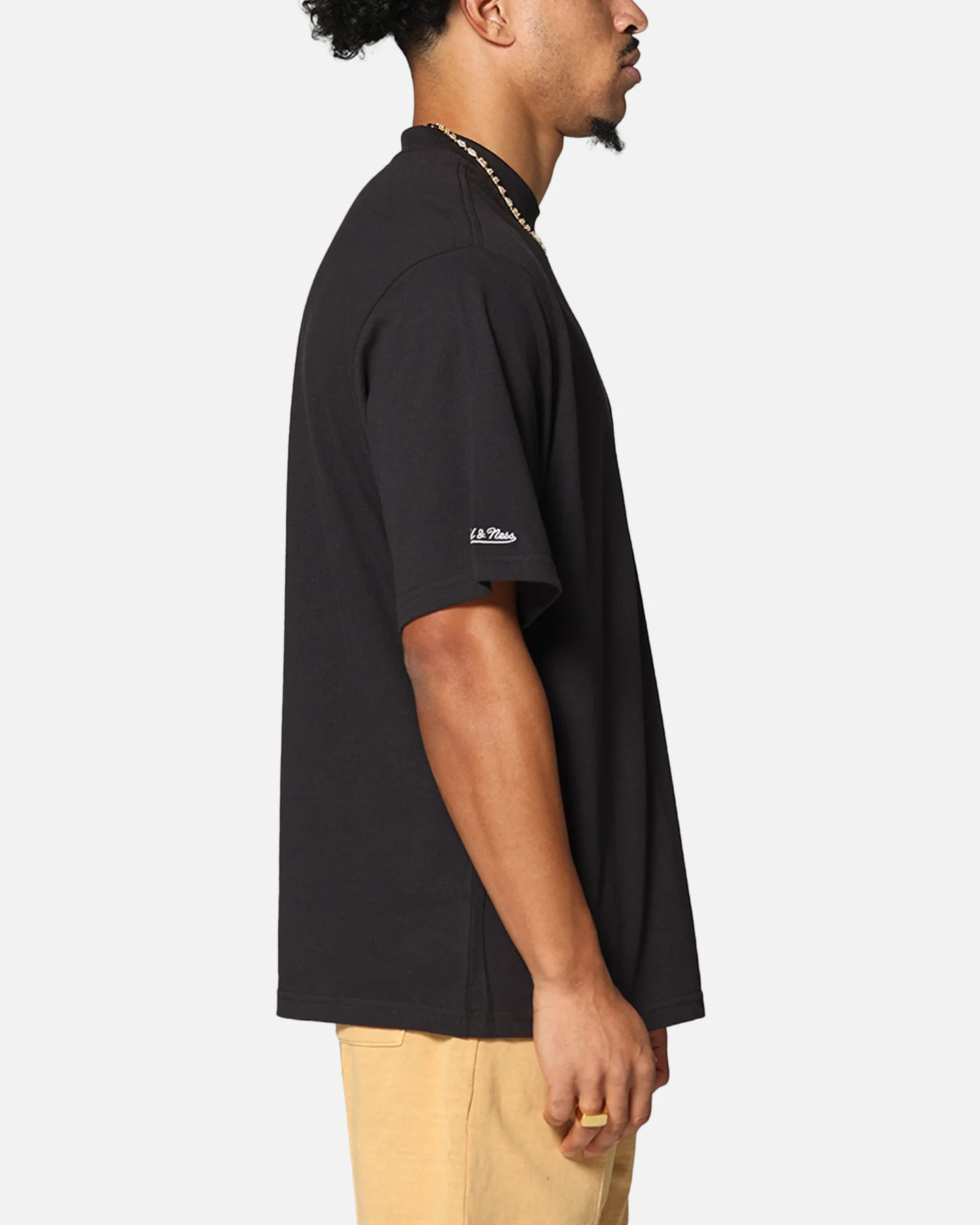 Mitchell & Ness Chicago Bulls Scottie Pippen Pre & Post Game T-Shirt Faded Black - Image 4