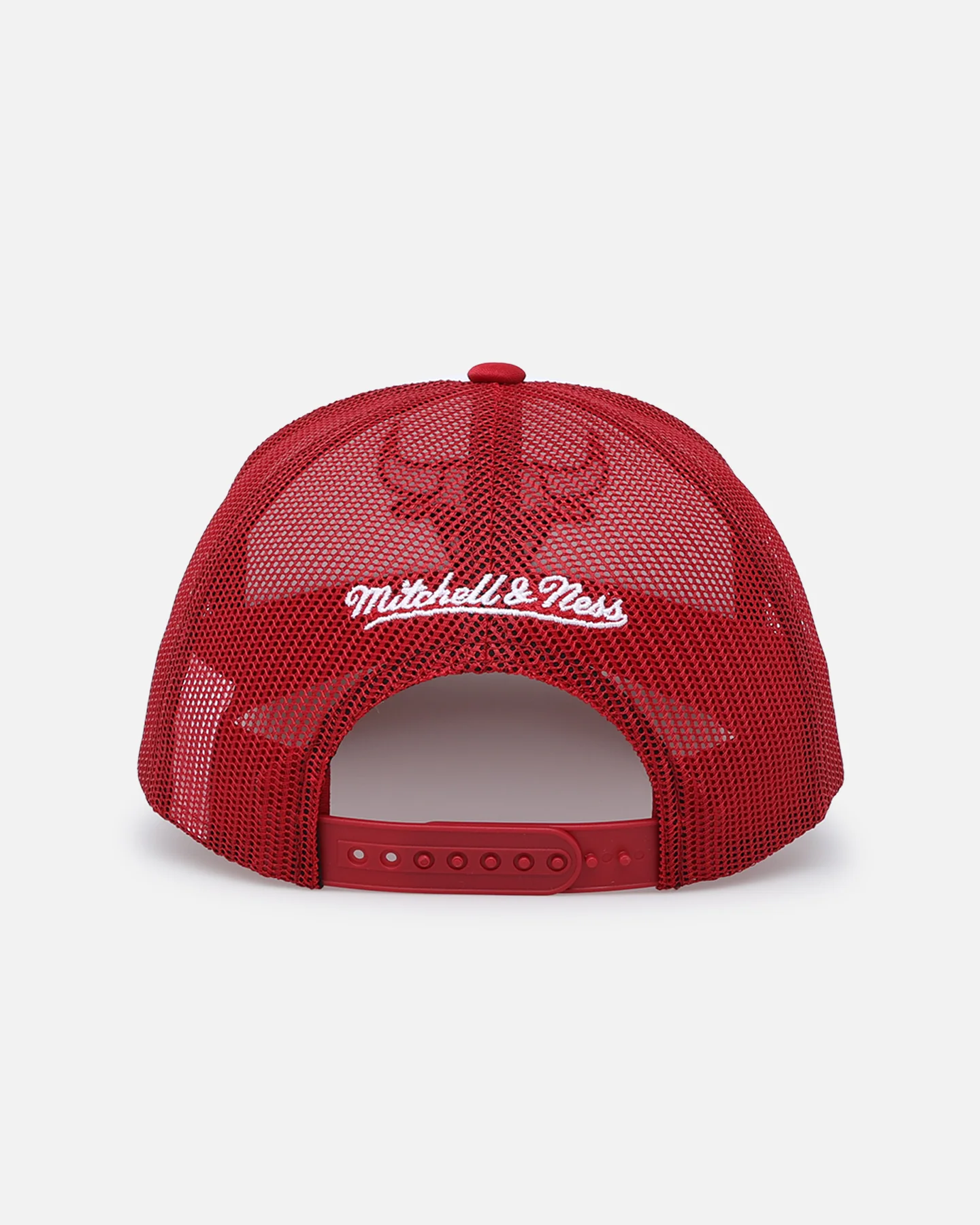 Mitchell & Ness Chicago Bulls Team Foam Trucker Snapback Red/White - Image 2