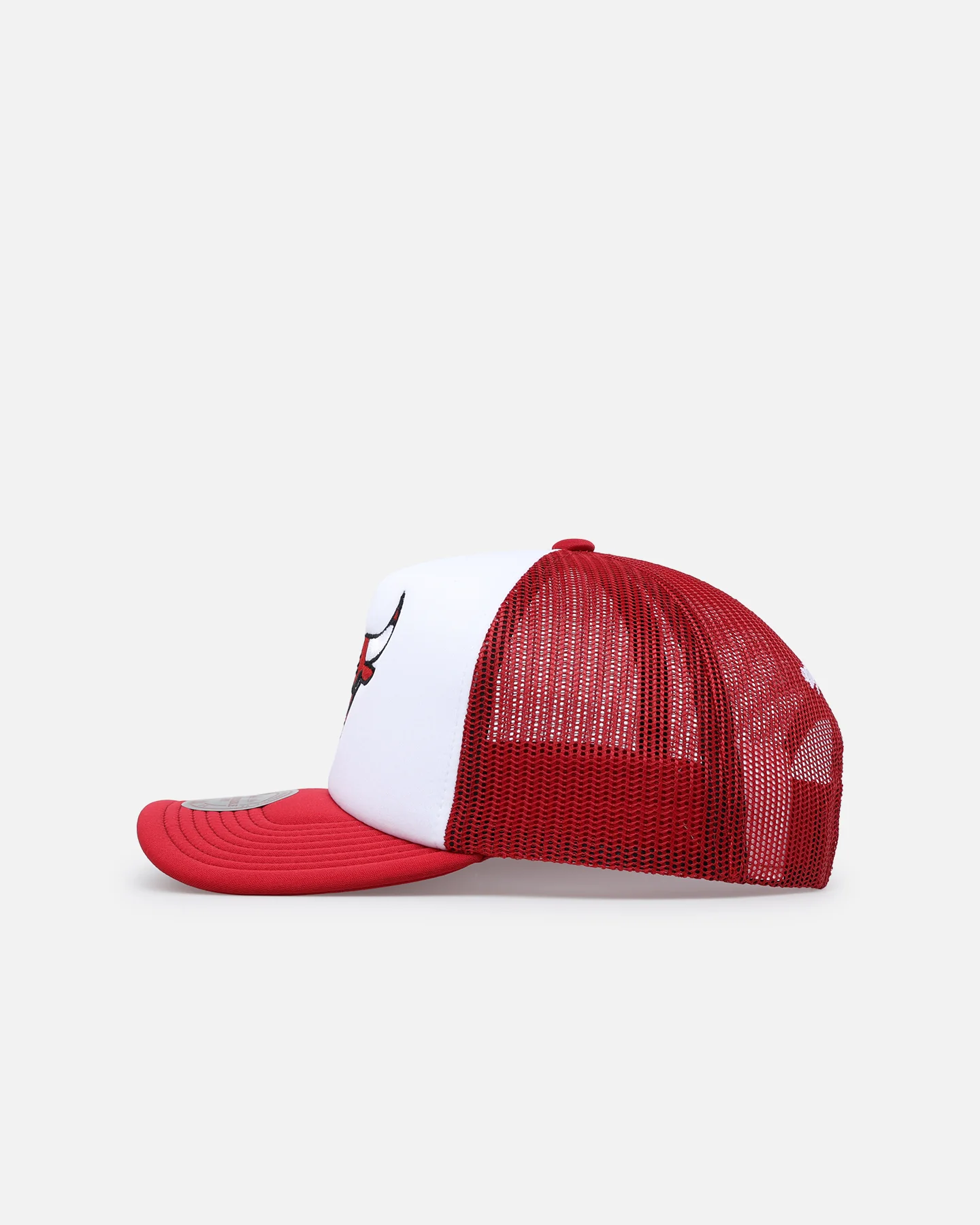 Mitchell & Ness Chicago Bulls Team Foam Trucker Snapback Red/White - Image 4