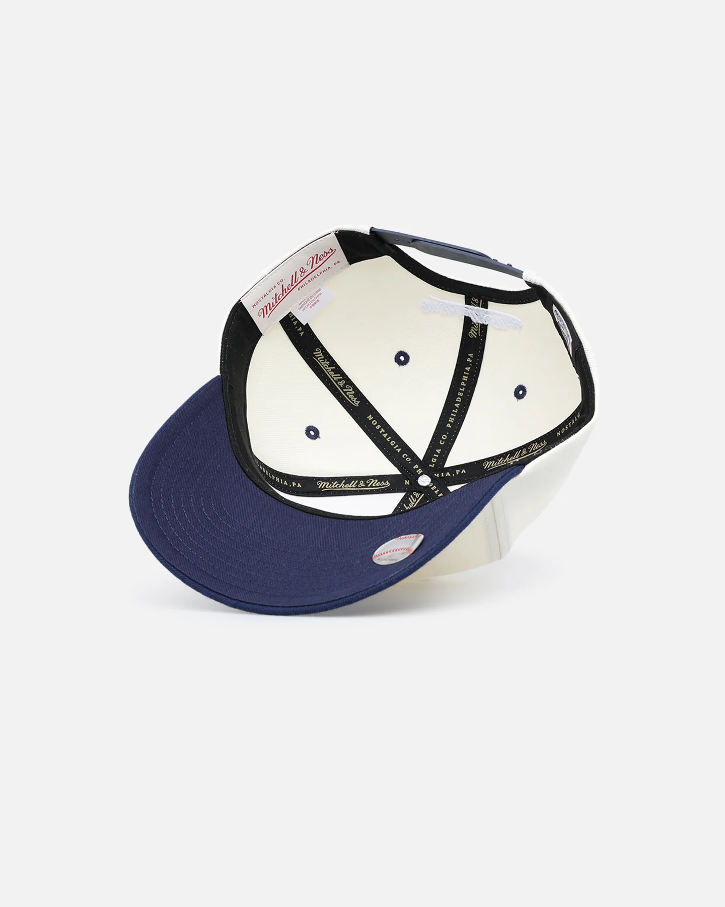 Mitchell & Ness Chicago White Sox Go Team Go Snapback White Cream/Black - Image 6