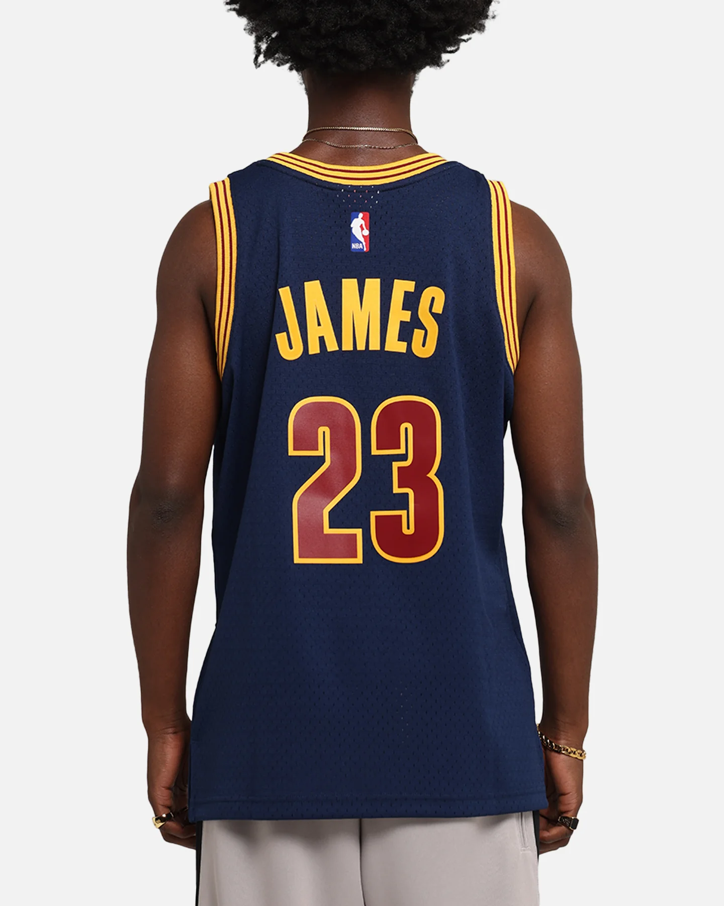 Mitchell & Ness Cleveland Cavaliers Lebron James Swing Jersey Blue - Image 2