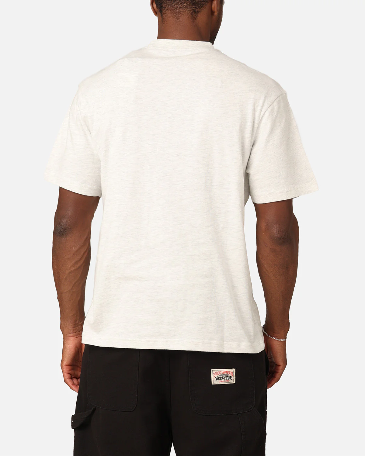 Mitchell & Ness Essendon Bombers Character T-Shirt Silver Marle - Image 4