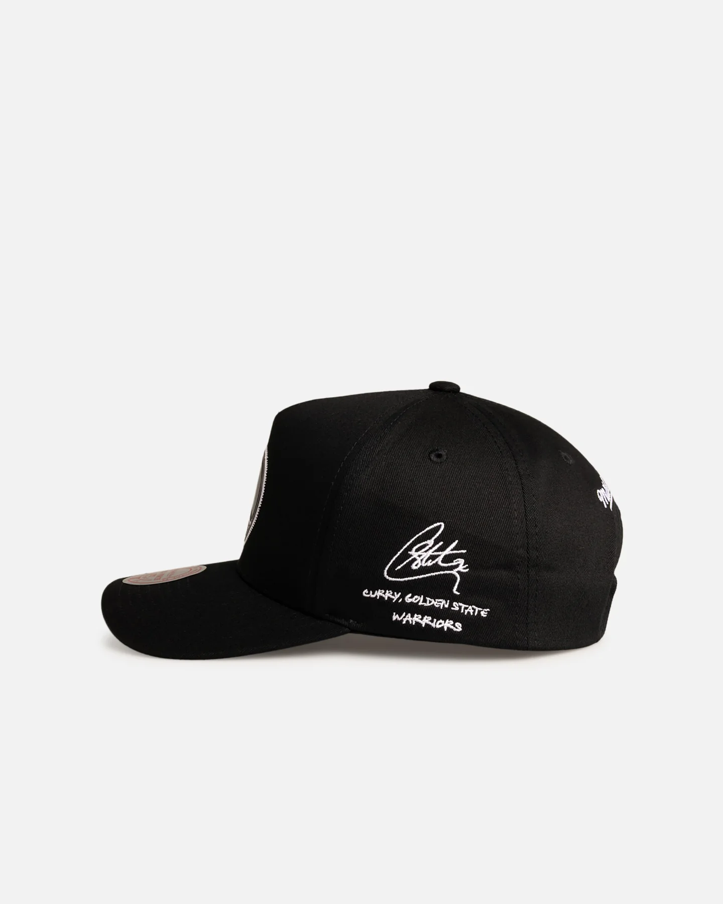 Mitchell & Ness Golden State Warriors Stephen Curry 'Signature' Pro Pinch Snapback Black - Image 3