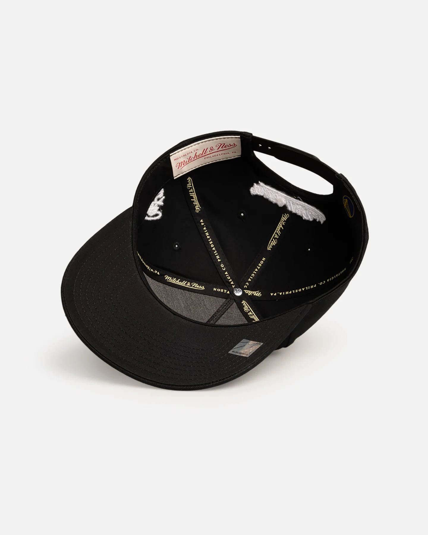 Mitchell & Ness Golden State Warriors Stephen Curry 'Signature' Pro Pinch Snapback Black - Image 6