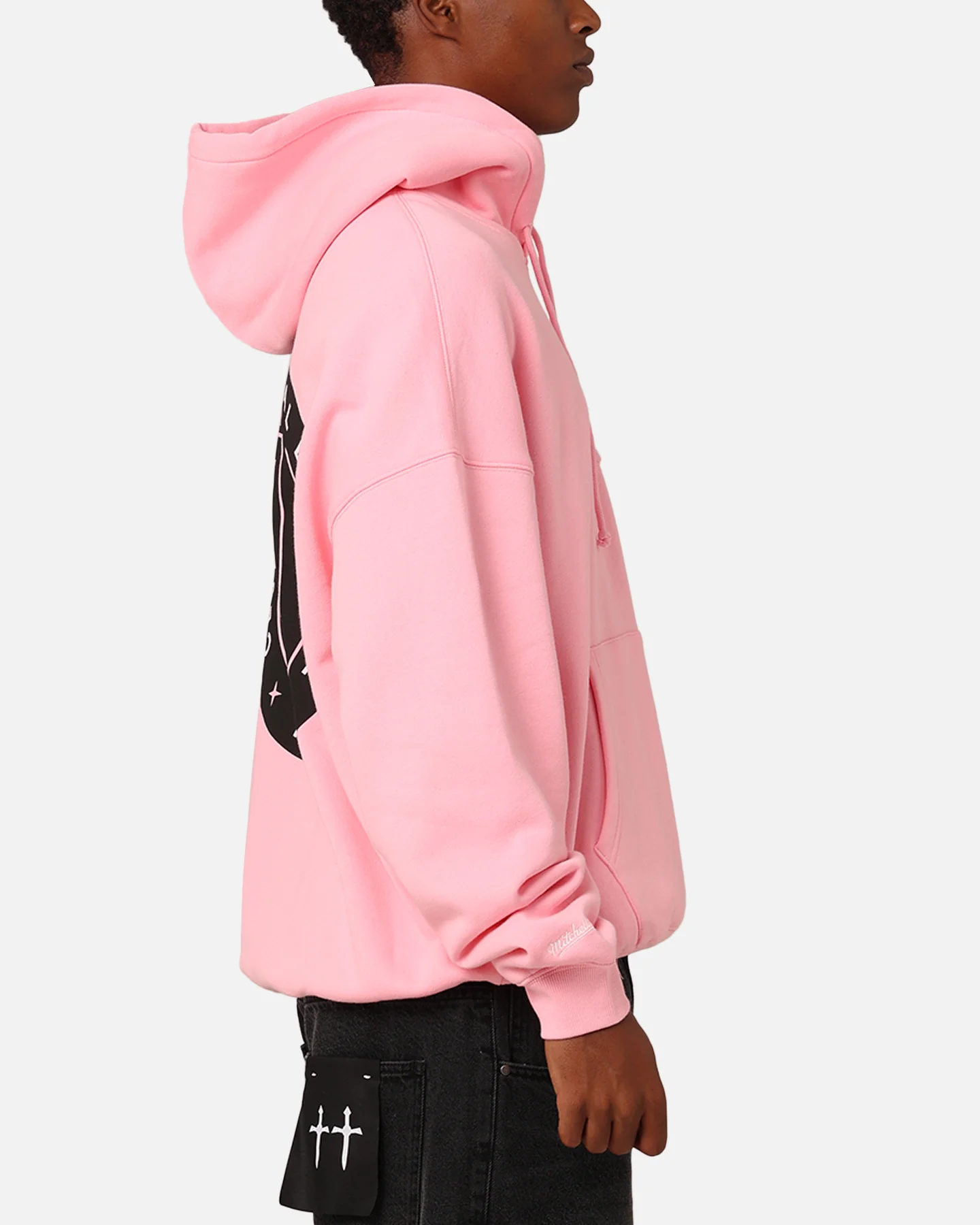 Mitchell & Ness Inter Miami CF Logo Hit Hoodie Light Pink - Image 5