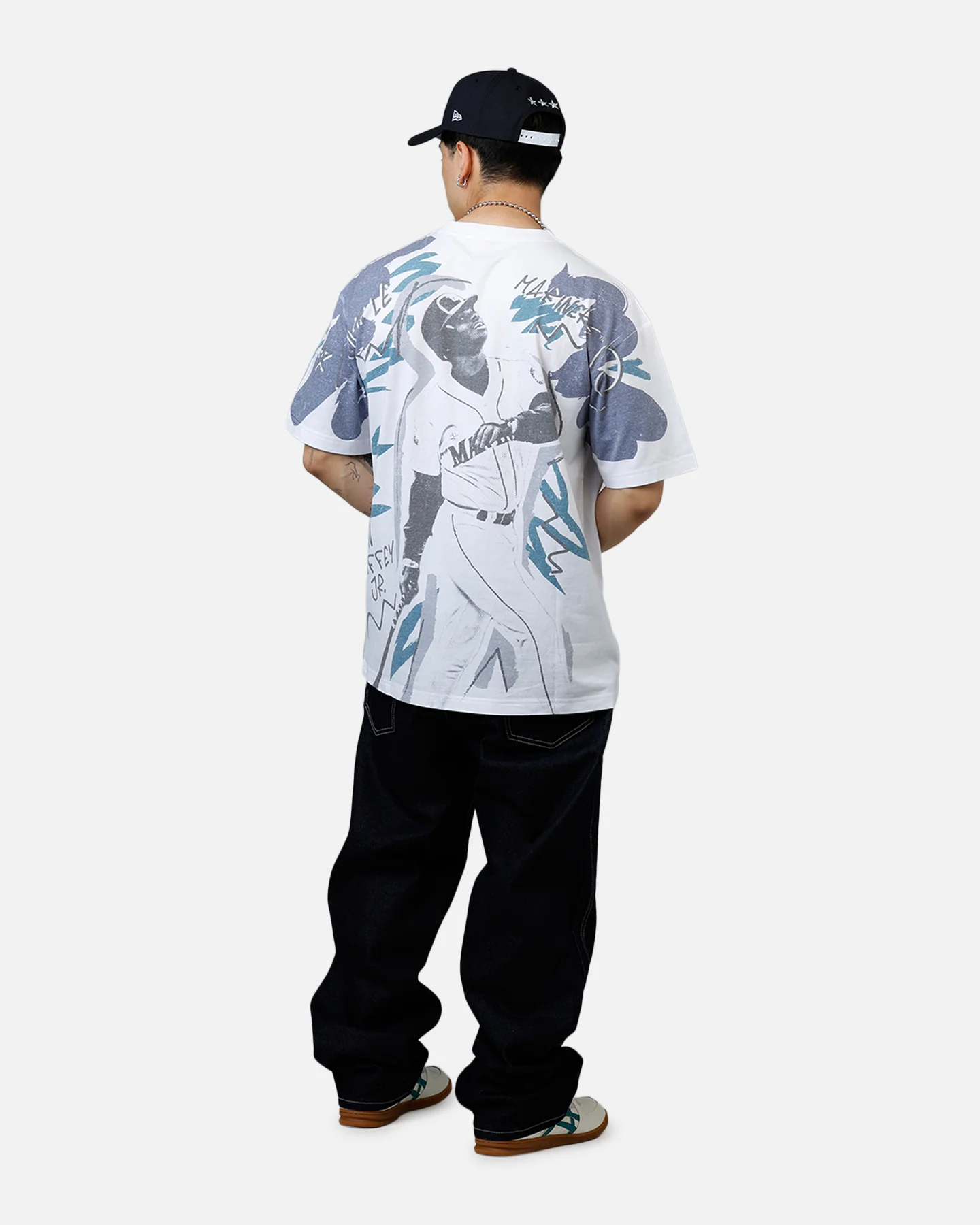 Mitchell & Ness Ken Griffey Jr. Showstopper T-Shirt Navy - Image 7