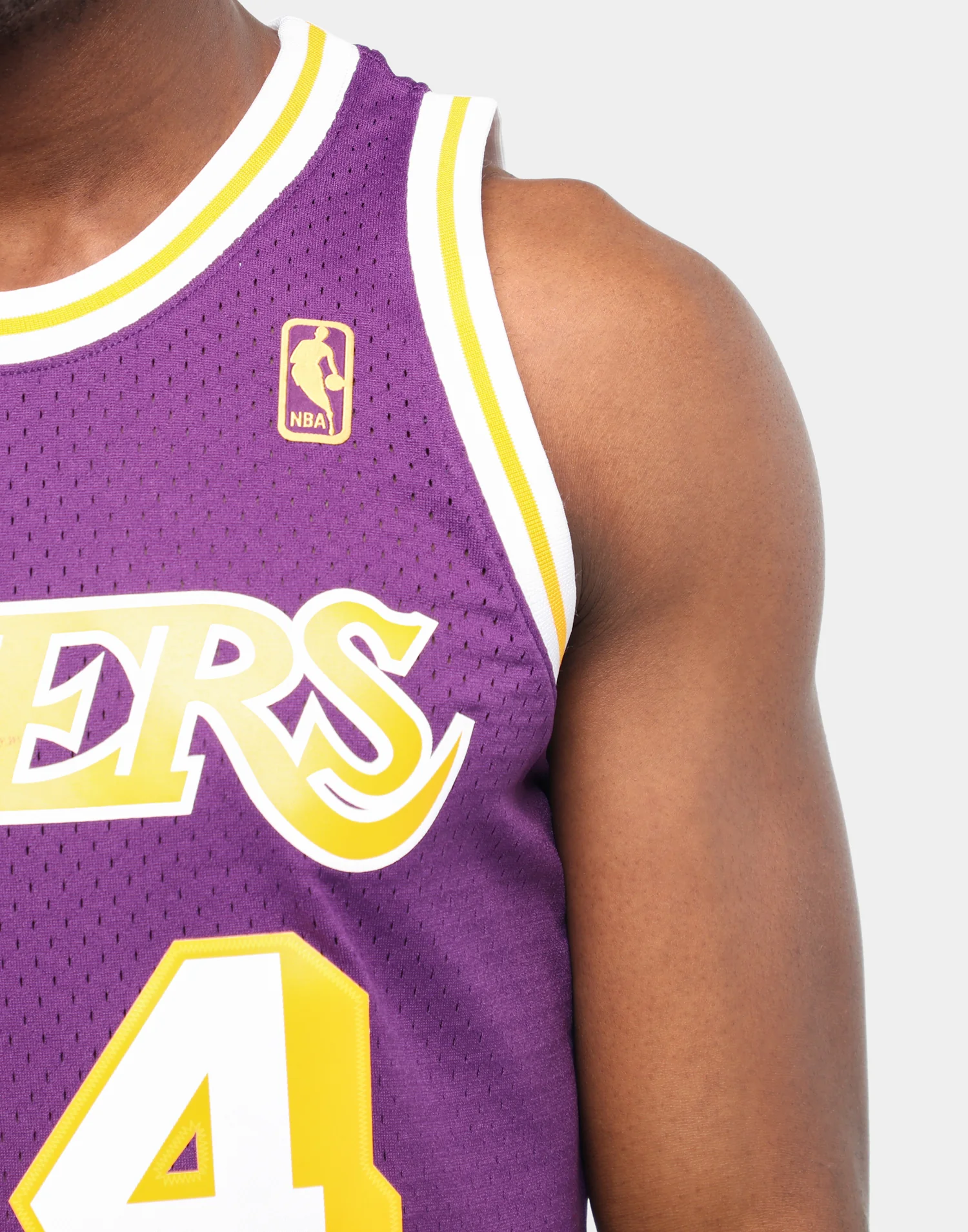 Mitchell & Ness Los Angeles Lakers Shaquille O'Neal #34 Swingman Jersey Purple - Image 2