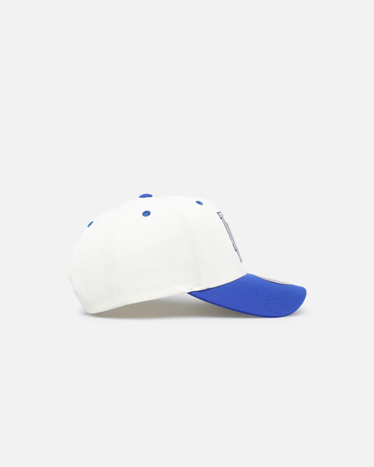 Mitchell & Ness Los Angeles Dodgers Go Team Go Snapback White Cream/Blue - Image 3