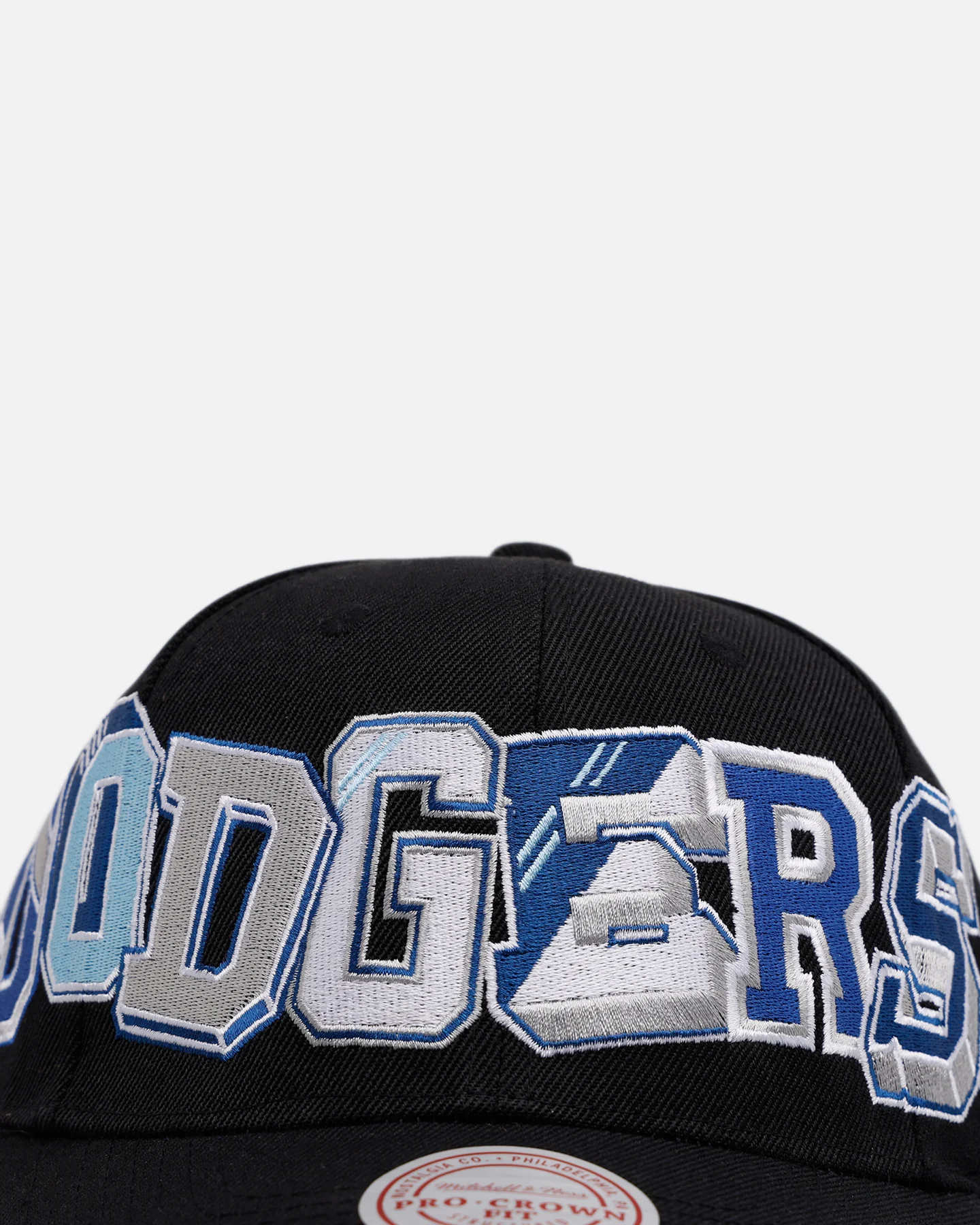 Mitchell & Ness Los Angeles Dodgers 'Hyper Type' Pro Crown Snapback Black - Image 5