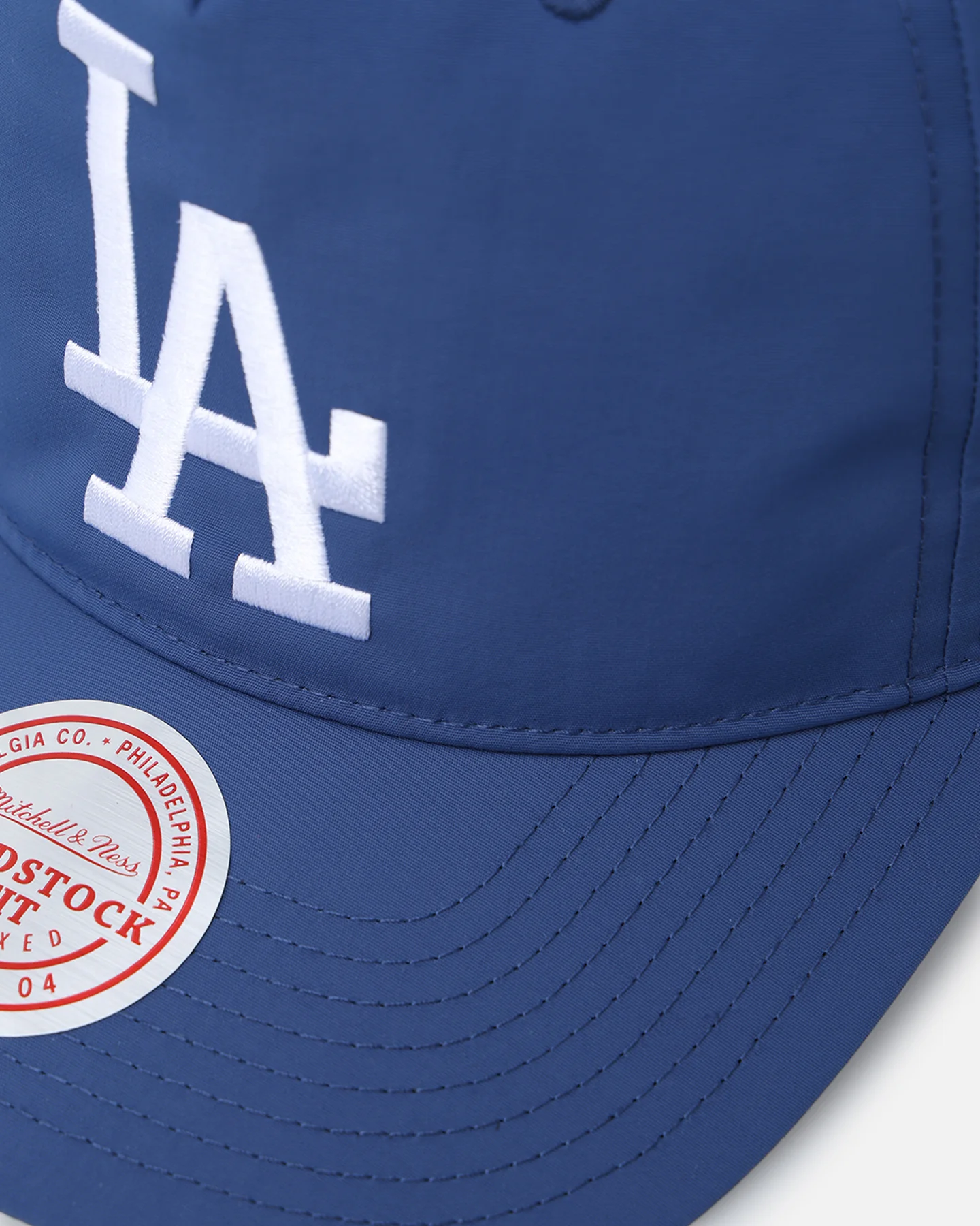Mitchell & Ness Los Angeles Dodgers Retro Matte Nylon Origins Snapback Blue - Image 2