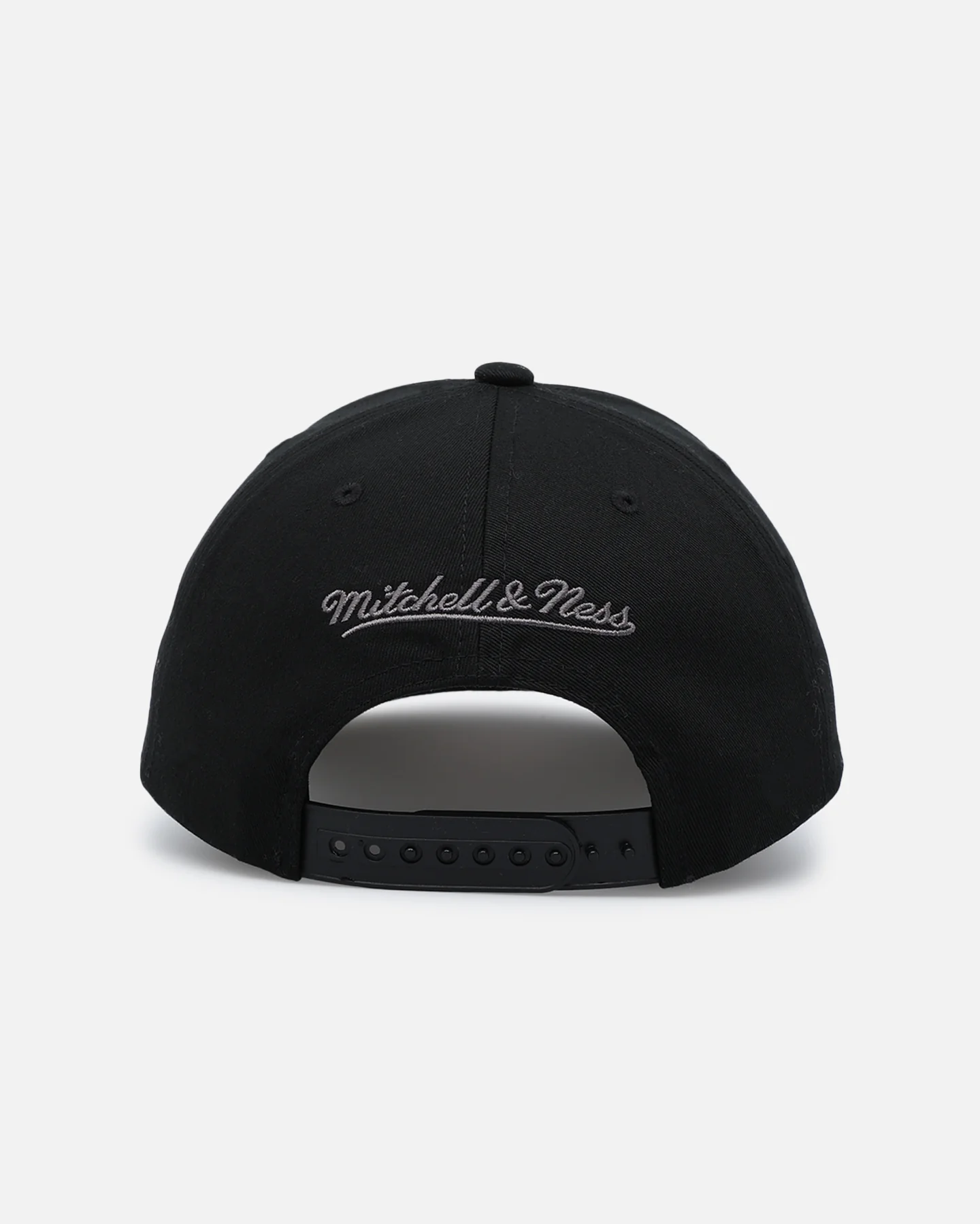 Mitchell & Ness Los Angeles Lakers Leather Elegance Snapback Black - Image 3