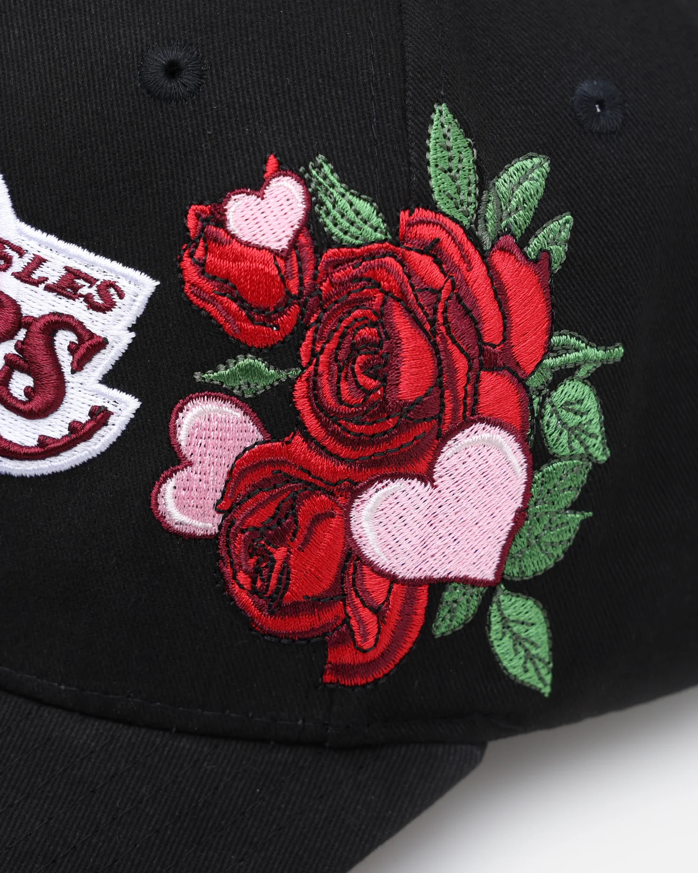 Mitchell & Ness Los Angeles Lakers 'Love & Devotion' Pro Crown Snapback Black - Image 2