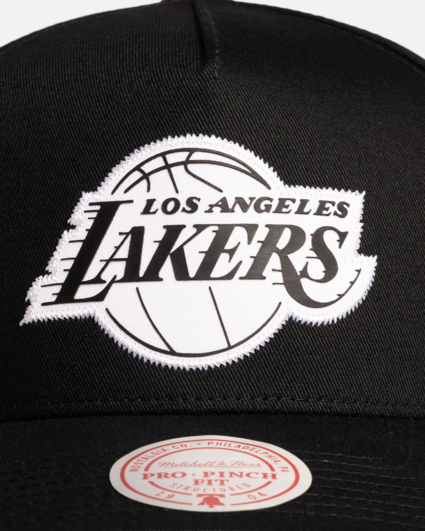 Mitchell & Ness Los Angeles Lakers Luka Dončić 'Signature' Pro Pinch Snapback Black - Image 5