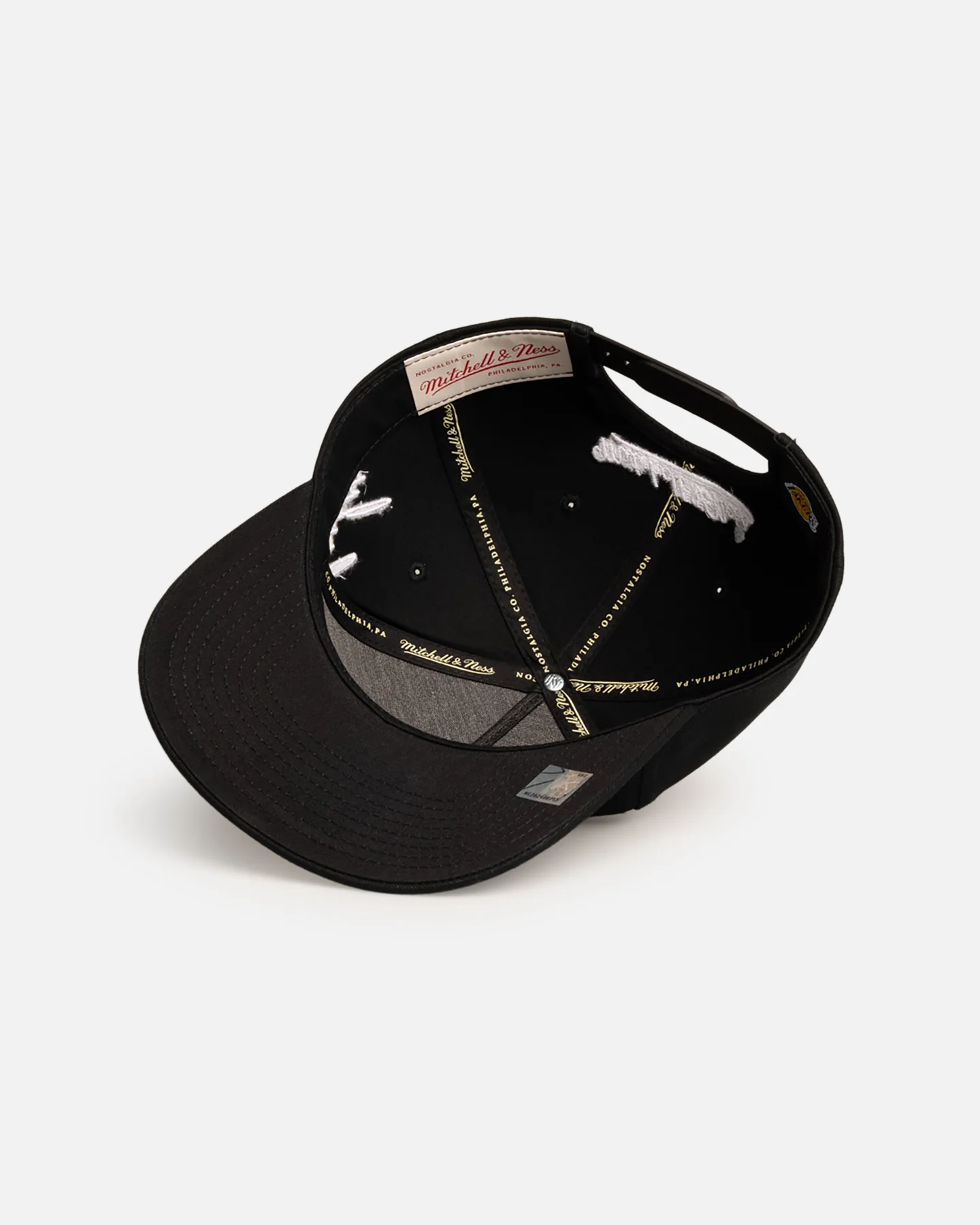 Mitchell & Ness Los Angeles Lakers Luka Dončić 'Signature' Pro Pinch Snapback Black - Image 6