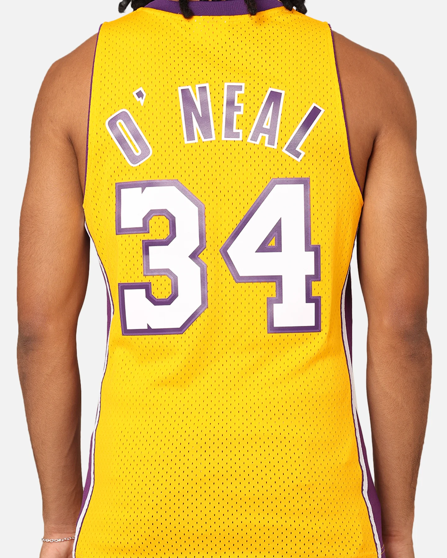 Mitchell & Ness Los Angeles Lakers Shaquille O'Neal '99-00 Home Swing Jersey Yellow - Image 5