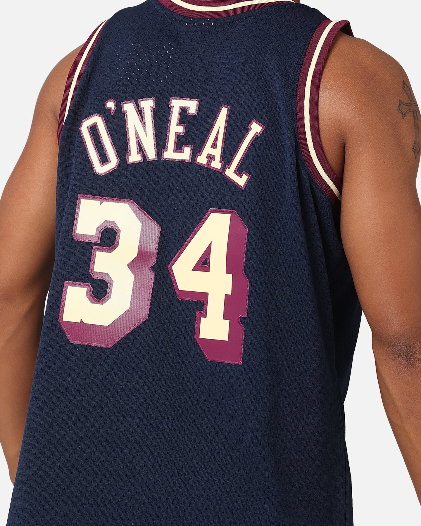Mitchell & Ness Los Angeles Lakers Shaquille O'Neal 'Acai' 1996 Swing Jersey Navy - Image 7