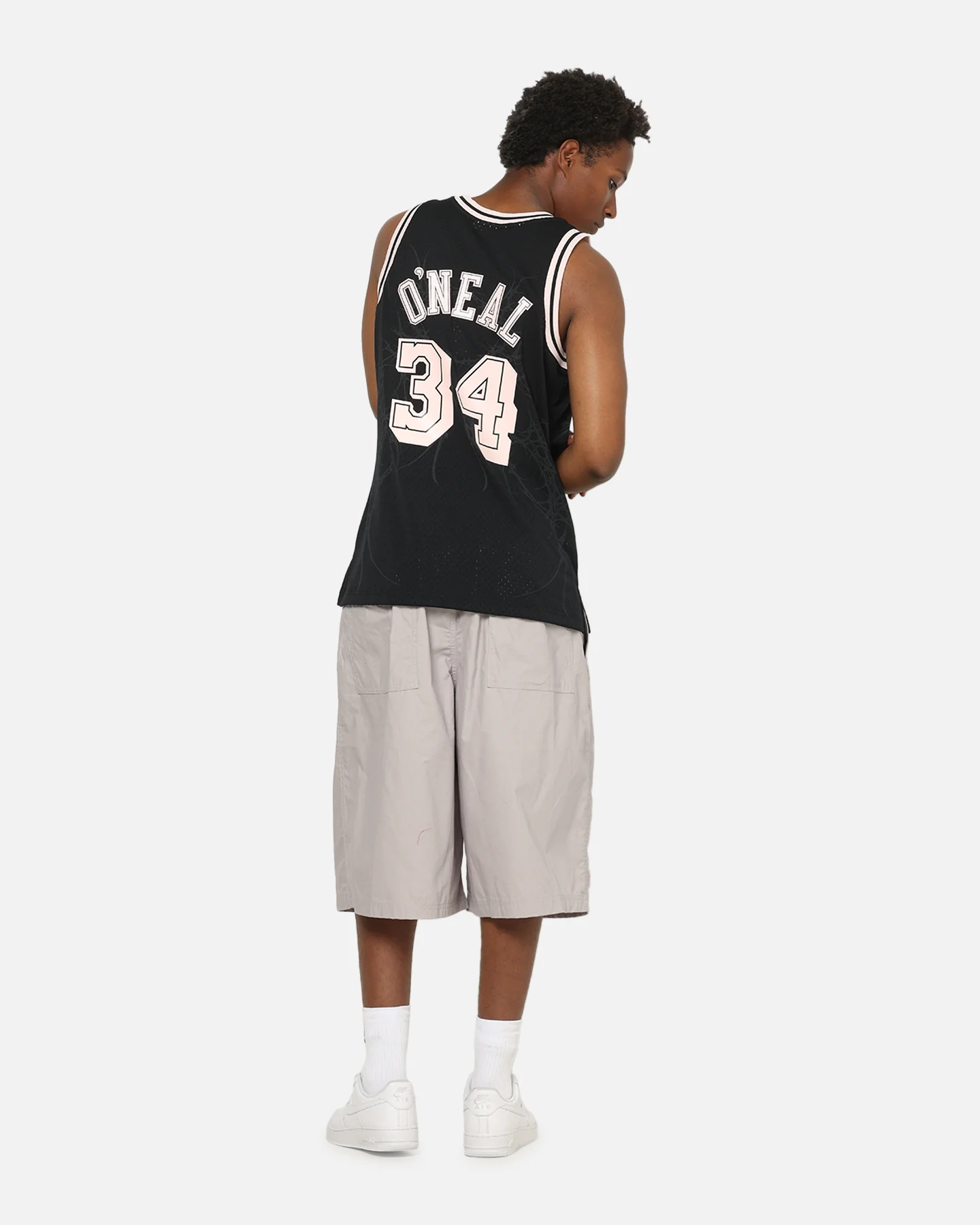 Mitchell & Ness Los Angeles Lakers Shaquille O'Neal 'Cyber' Swing Jersey Black - Image 4
