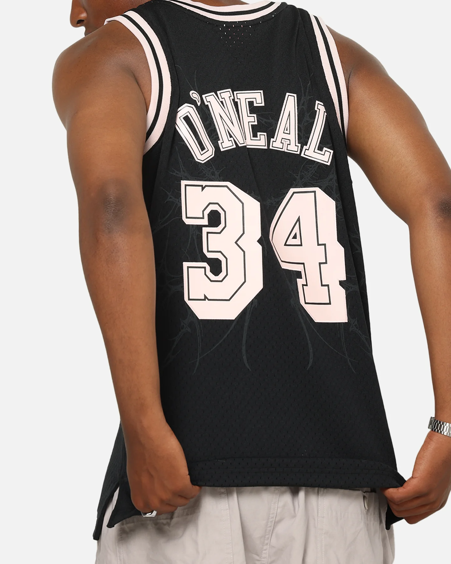 Mitchell & Ness Los Angeles Lakers Shaquille O'Neal 'Cyber' Swing Jersey Black - Image 8