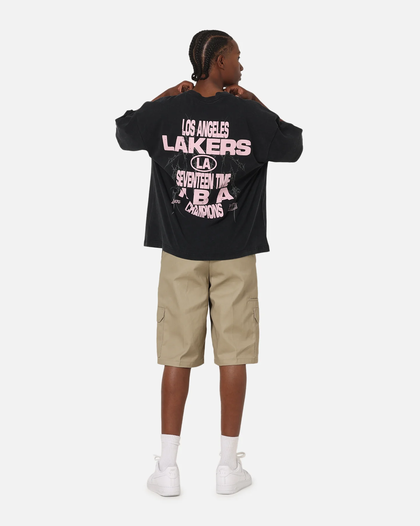 Mitchell & Ness Los Angeles Lakers Sigilism T-Shirt Black - Image 3