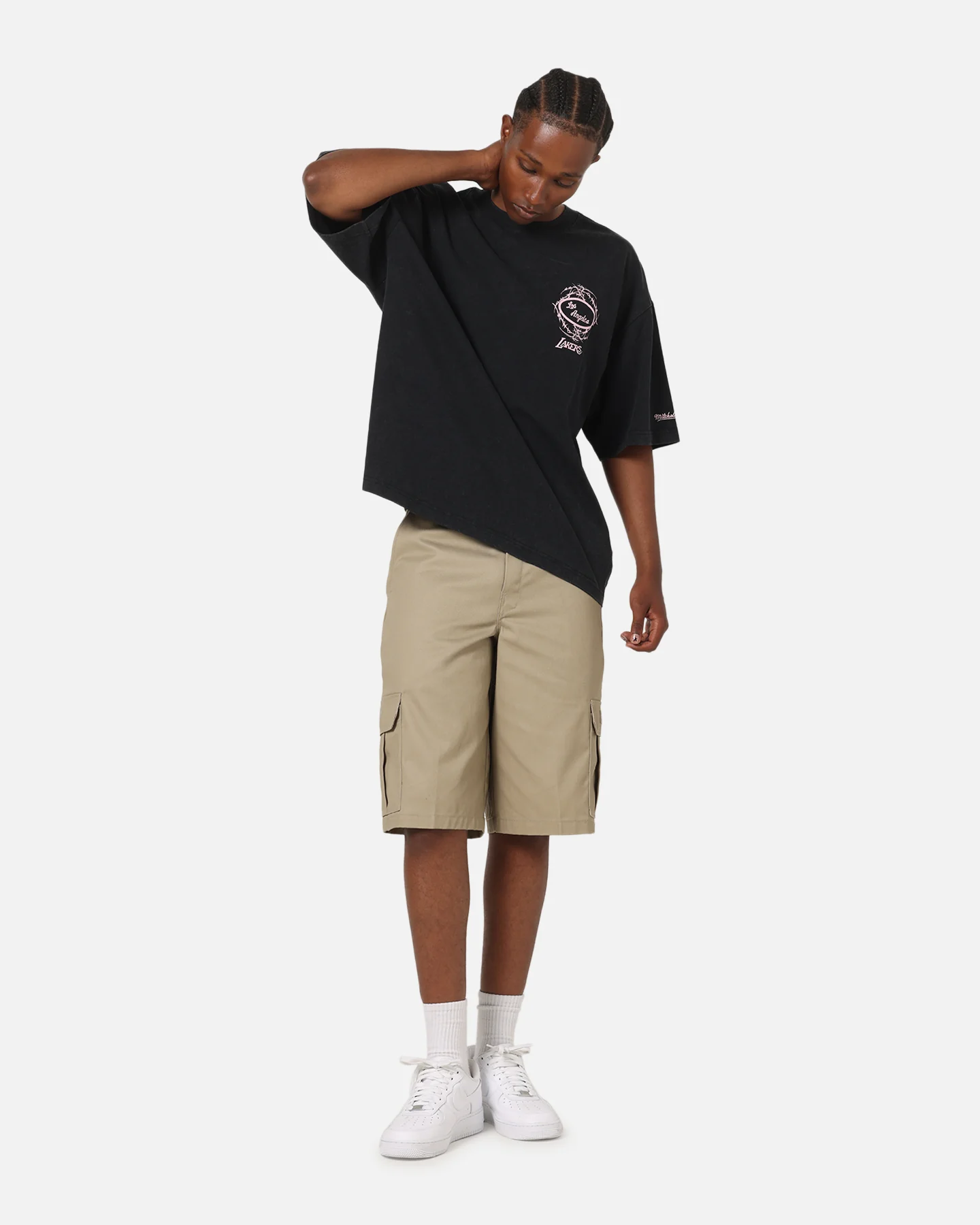 Mitchell & Ness Los Angeles Lakers Sigilism T-Shirt Black - Image 4