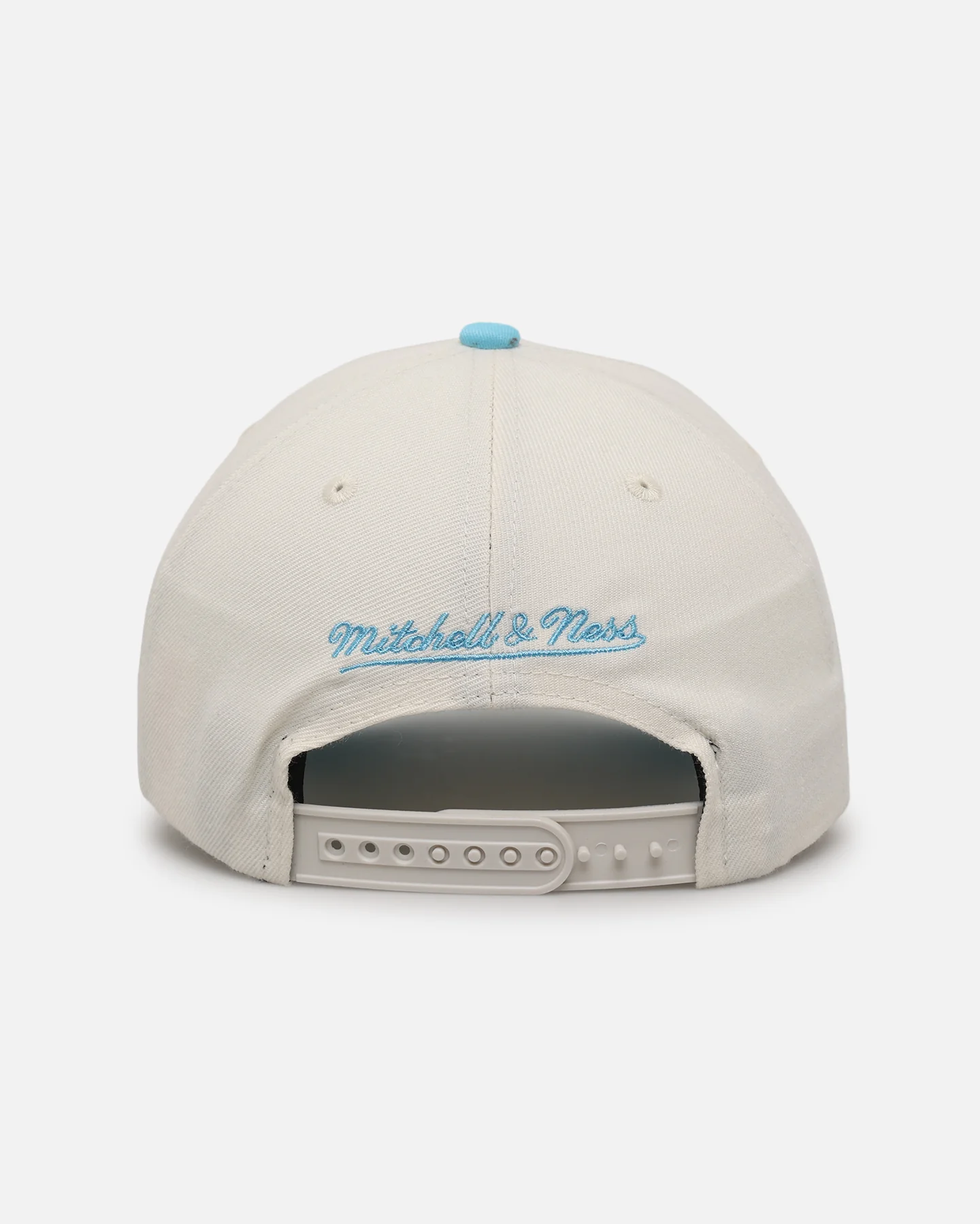 Mitchell & Ness Los Angeles Lakers 'Sky Blue' Pro Crown Snapback White Cream/Blue - Image 2