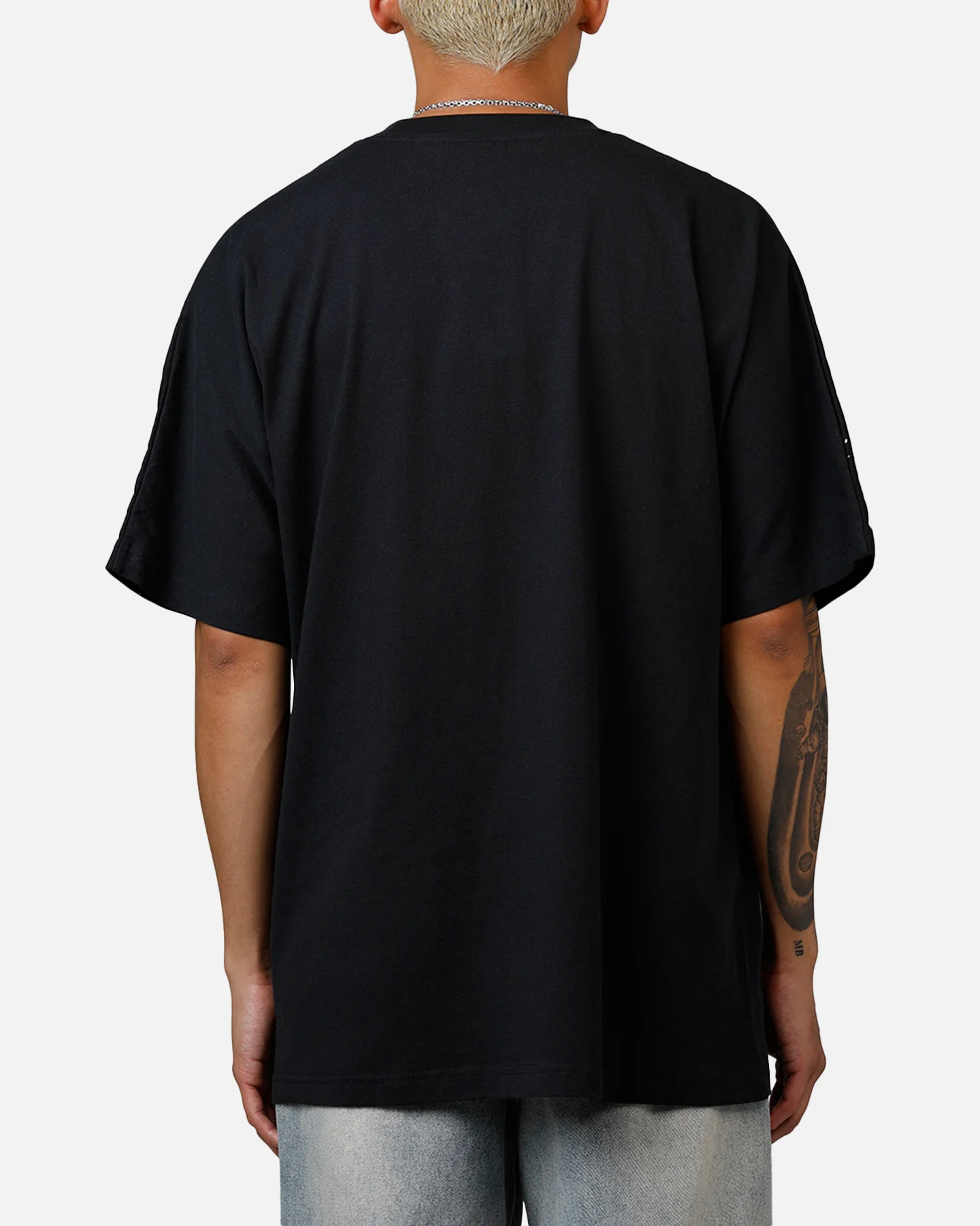 Mitchell & Ness Los Angeles Lakers Skyline T-Shirt Faded Black - Image 2